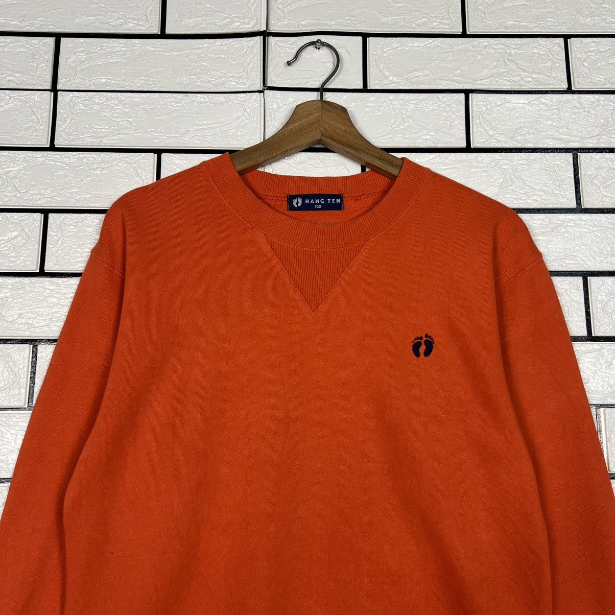 Hang Ten Y2k Vintage HANG TEN Big Logo Crewneck Sweatshirt #3942-C180 Size US S / EU 44-46 / 1 - 5 Thumbnail
