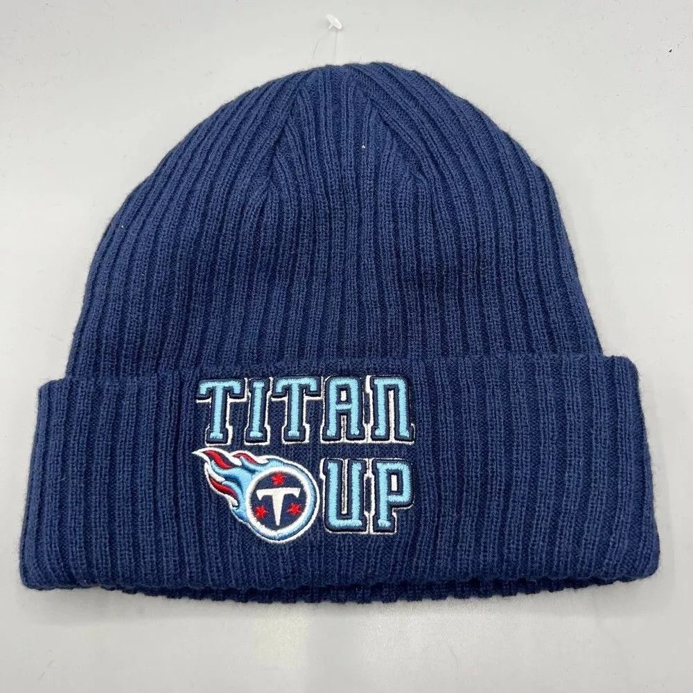 Other Tennessee Titans Hat Men Knitted Fanatics Cuffed Beanie Cap Size ONE SIZE - 1 Thumbnail