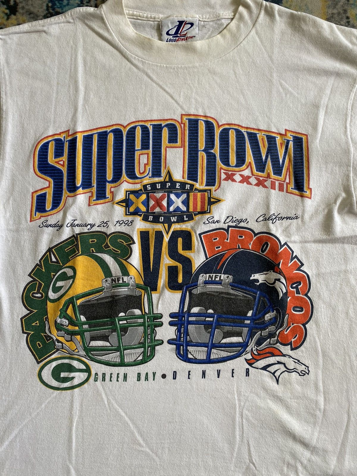 Logo Athletic × NFL × Vintage Vintage Logo Athletic 1998 Super Bowl XXXII Packer vs Bronco Size US M / EU 48-50 / 2 - 2 Thumbnail