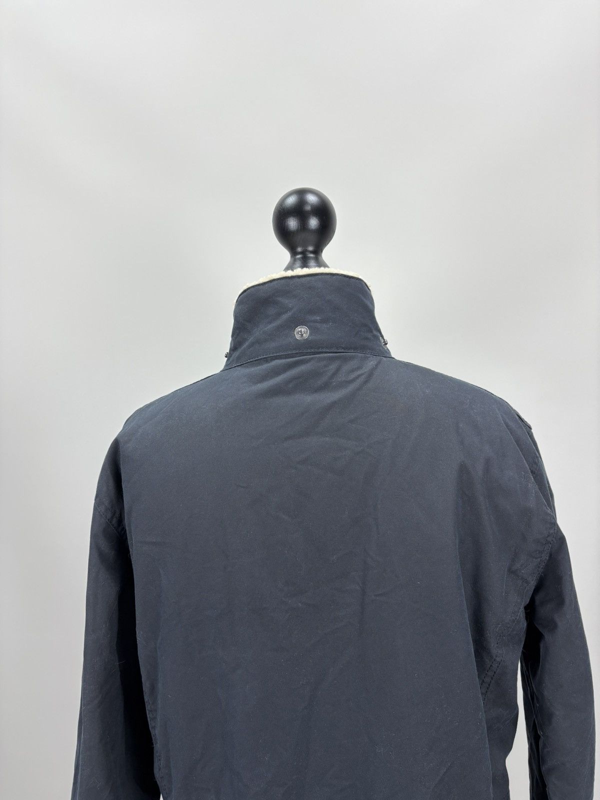 Barbour Womens waxed jacket Barbour Carribena Size 10 Color Blue Size L / US 10 / IT 46 - 8 Thumbnail