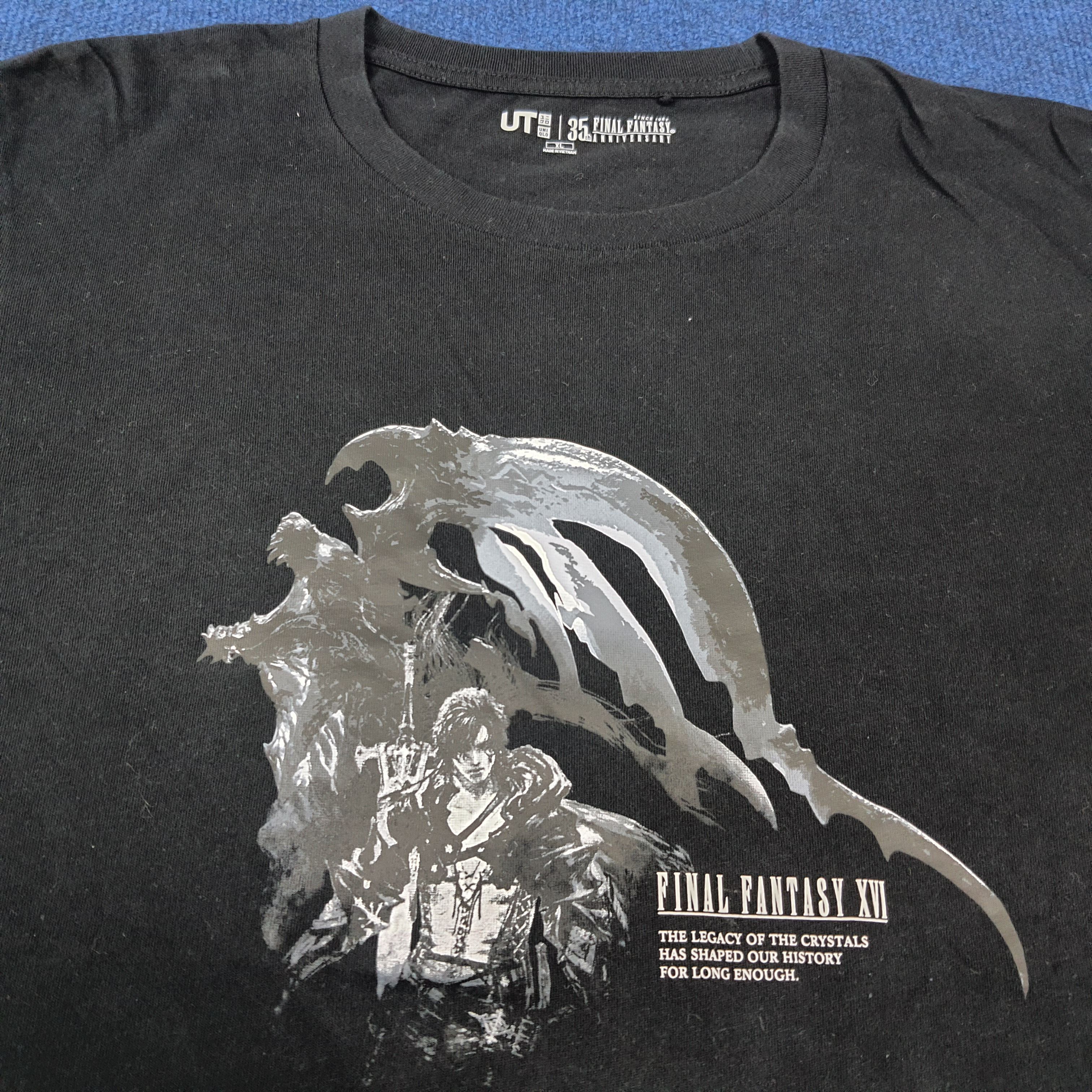 Japanese Brand × The Game × Vintage Vintage Final Fantasy XVI 35th Anniversary Tshirt Size US XL / EU 56 / 4 - 2 Thumbnail