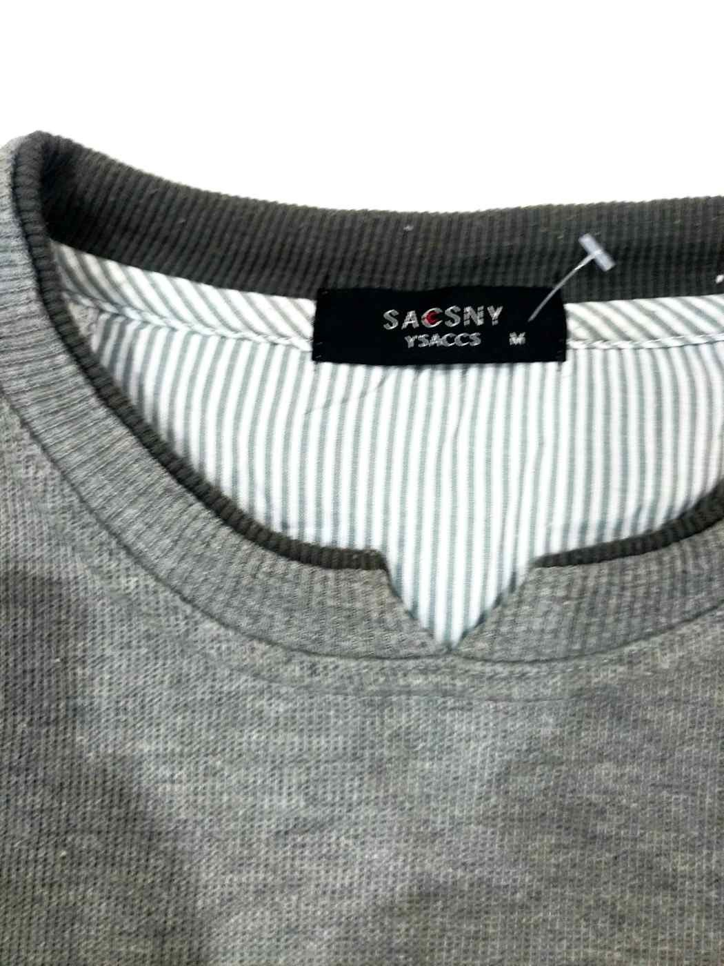 Japanese Brand × Y's for Men × Yohji Yamamoto Rare! Vintage SACSNY Y'SSACS Yohji Yamamoto Sweater Size US S / EU 44-46 / 1 - 4 Thumbnail