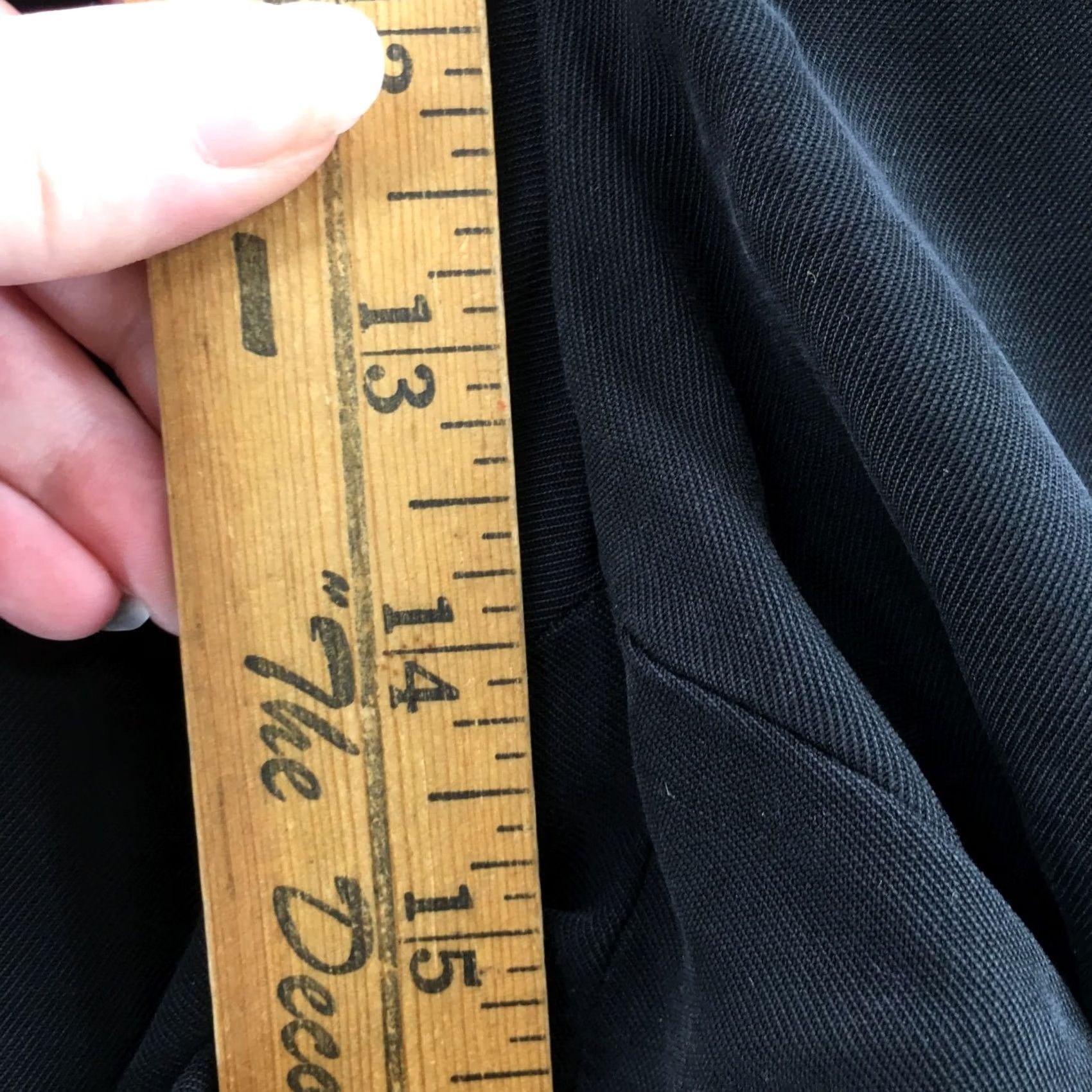 Vintage A New Day Wide Leg Pants Womens 17R Black High Rise Relaxed Fit Casual NEW Size 38" / US 16 / IT 52 - 7 Thumbnail