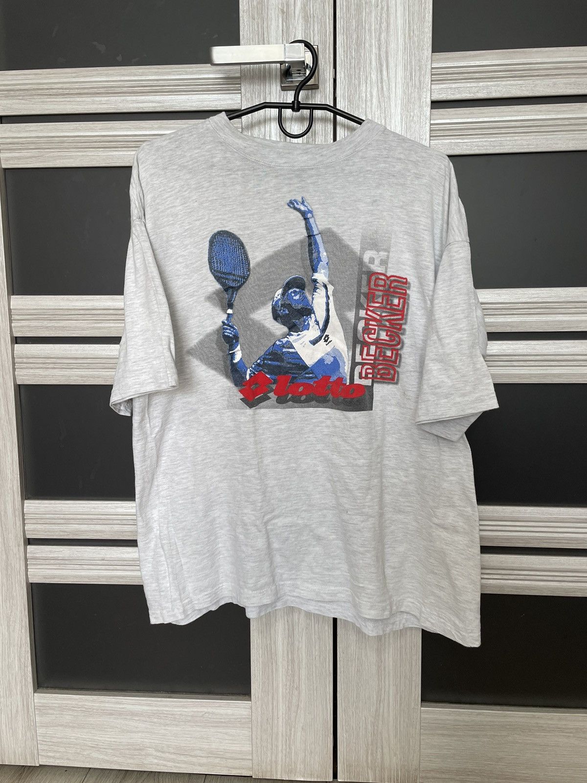 Lotto Sport × Vintage Vintage Boris Becker Lotto Tee Graphic T Shirt Stretwear Size US L / EU 52-54 / 3 - 1 Thumbnail
