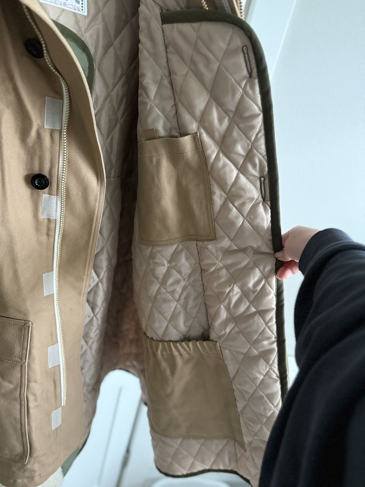 Sacai Sacai x Carhartt WIP Canvas Parka Siberian Size M / US 6-8 / IT 42-44 - 4 Thumbnail