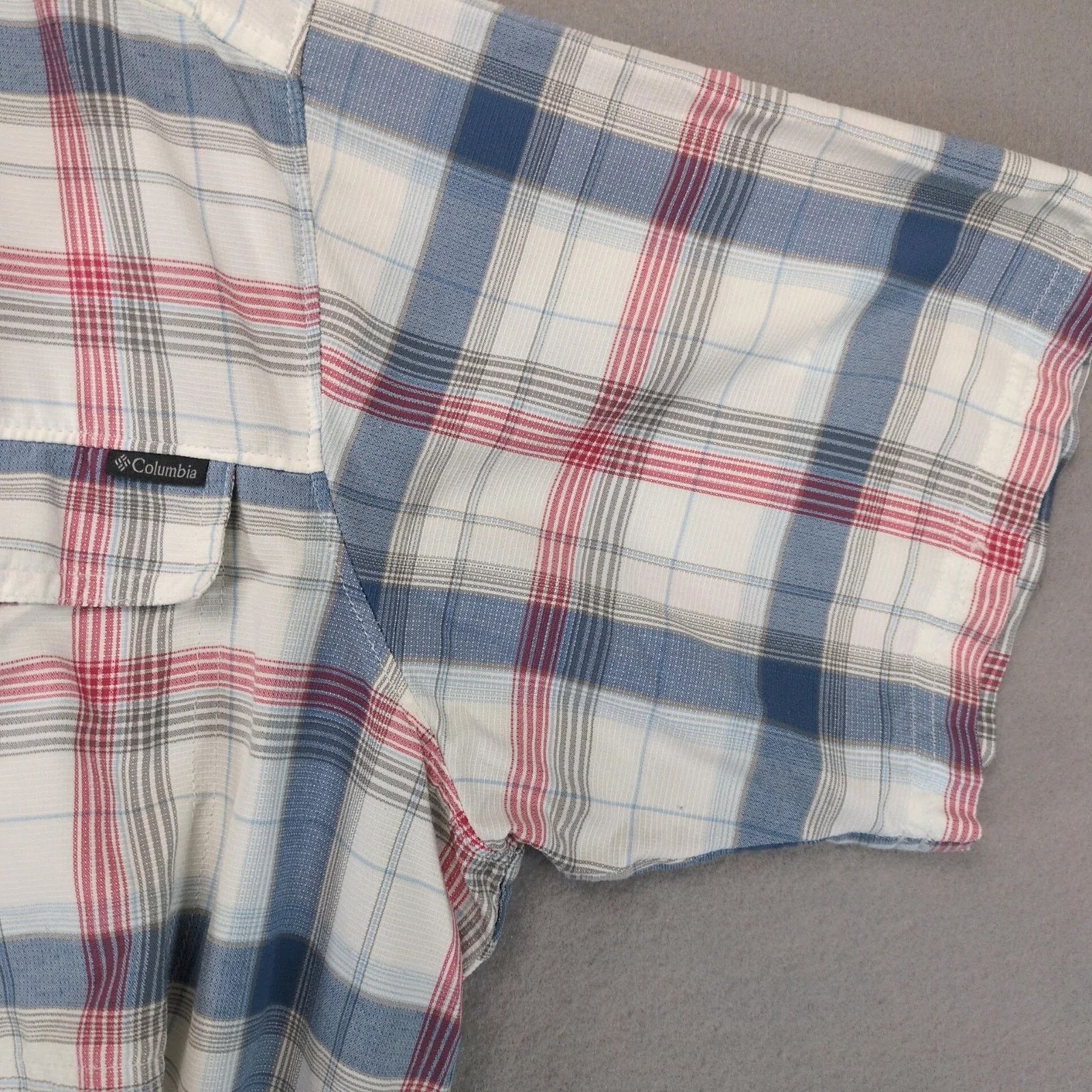 Columbia Columbia Sportswear Omni-Shade Blue Plaid Button Up Shirt XL Size US XL / EU 56 / 4 - 9 Thumbnail