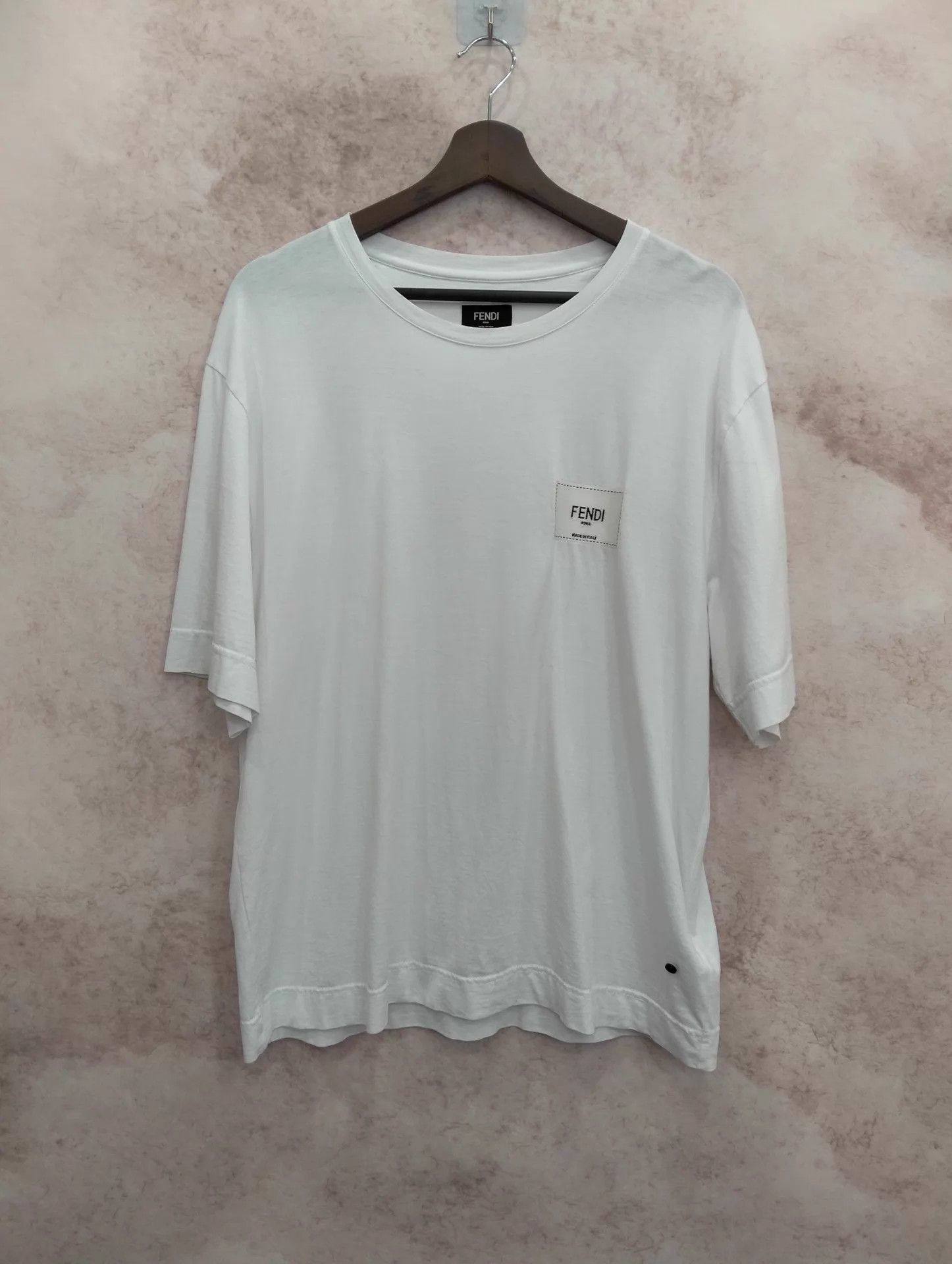 Fendi FENDI White Short-Sleeve T-Shirt L 95 New Size US L / EU 52-54 / 3 - 1 Thumbnail