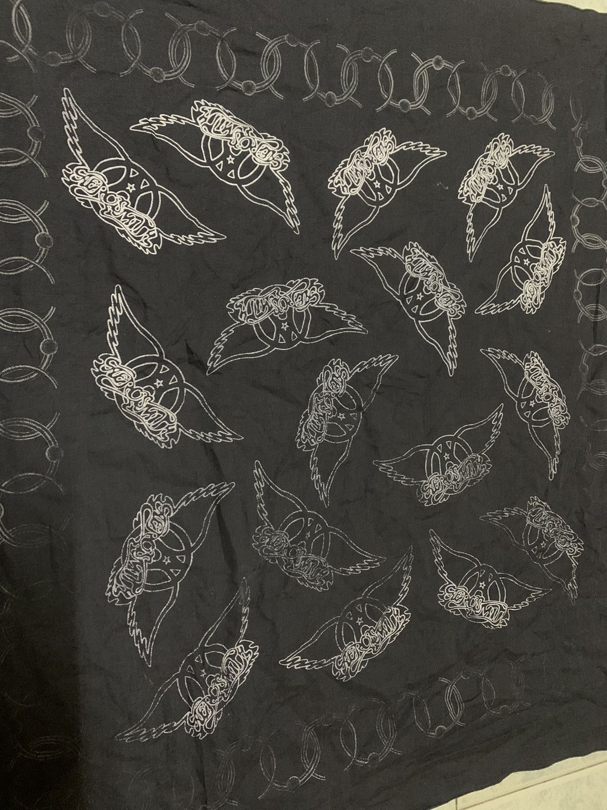 Aerosmith × Vintage Vintage 80s Aerosmith Tour Bandana Scarf Size ONE SIZE - 2 Thumbnail