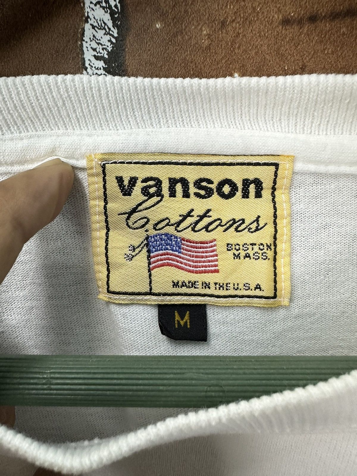 Vanson Leathers Vintage Vanson Leathers Boston TShirt A901 Size US M / EU 48-50 / 2 - 9 Thumbnail
