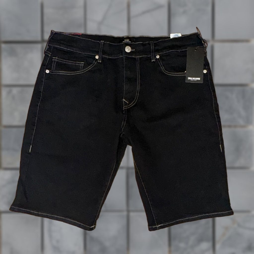 True Religion BNWT True Religion Denim Shorts Black 32W Size US 32 / EU 48 - 1 Thumbnail