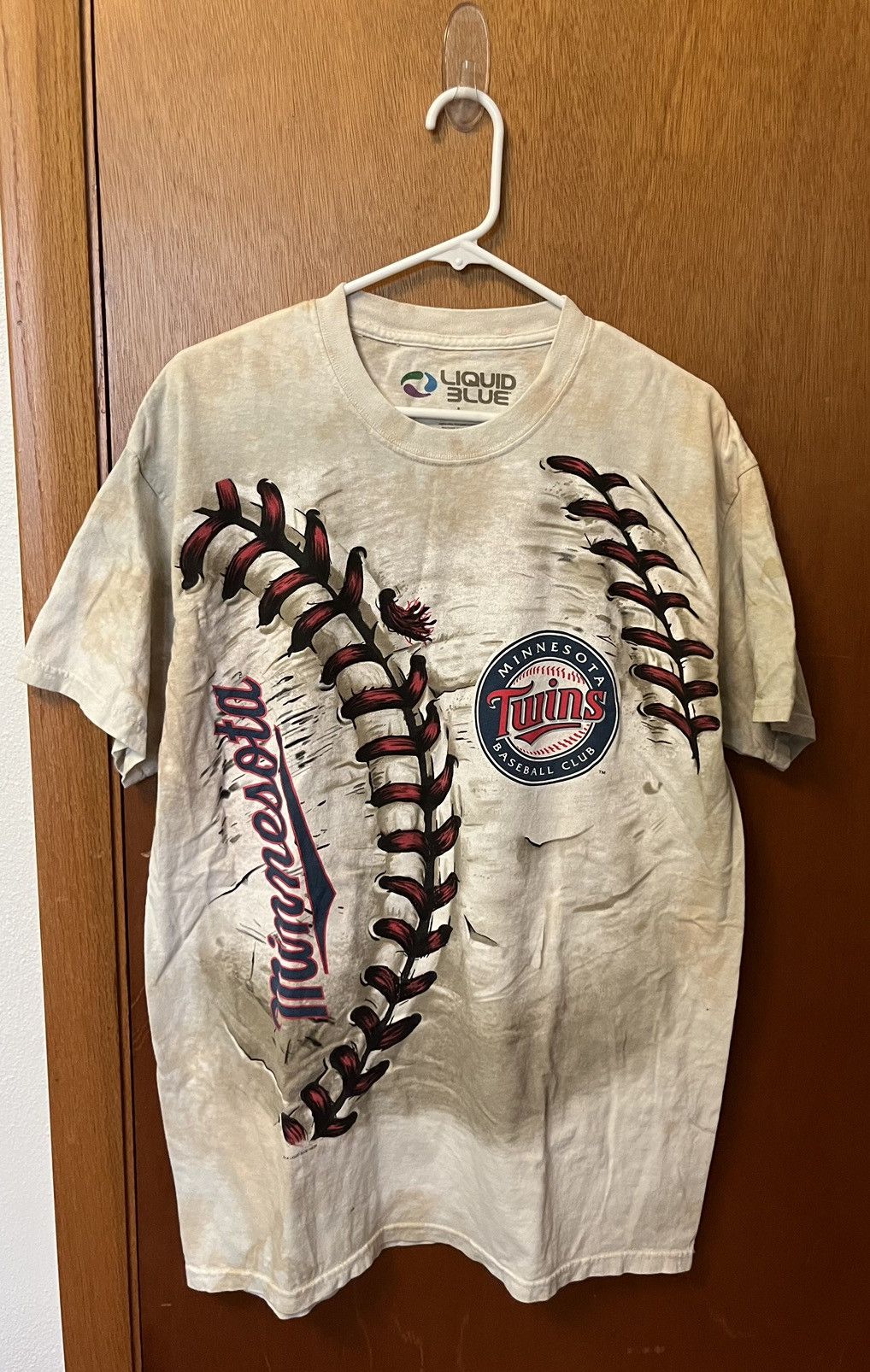 Liquid Blue × MLB × Twins Vintage Minnesota Twins AOP Liquid Blue MLB Tee Size US L / EU 52-54 / 3 - 6 Thumbnail