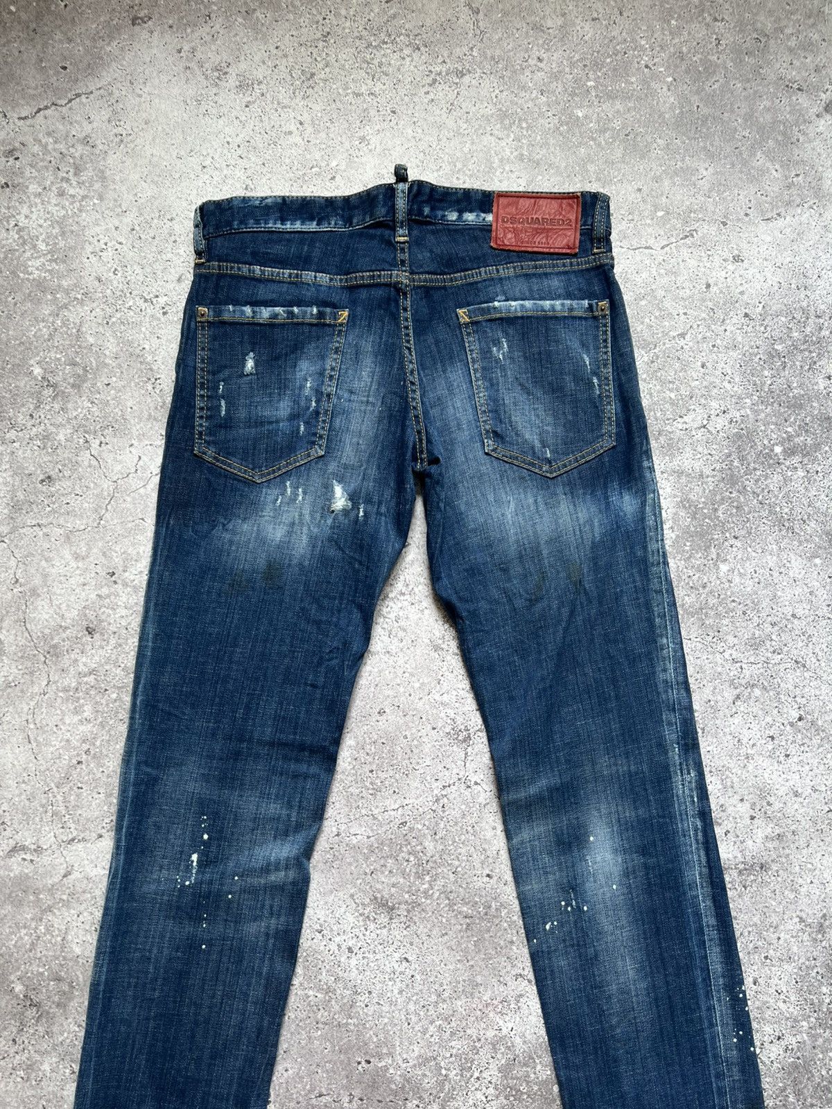 Dsquared2 Dsquared2 Men's Distressed Denim Jeans Slim Size US 32 / EU 48 - 9 Thumbnail