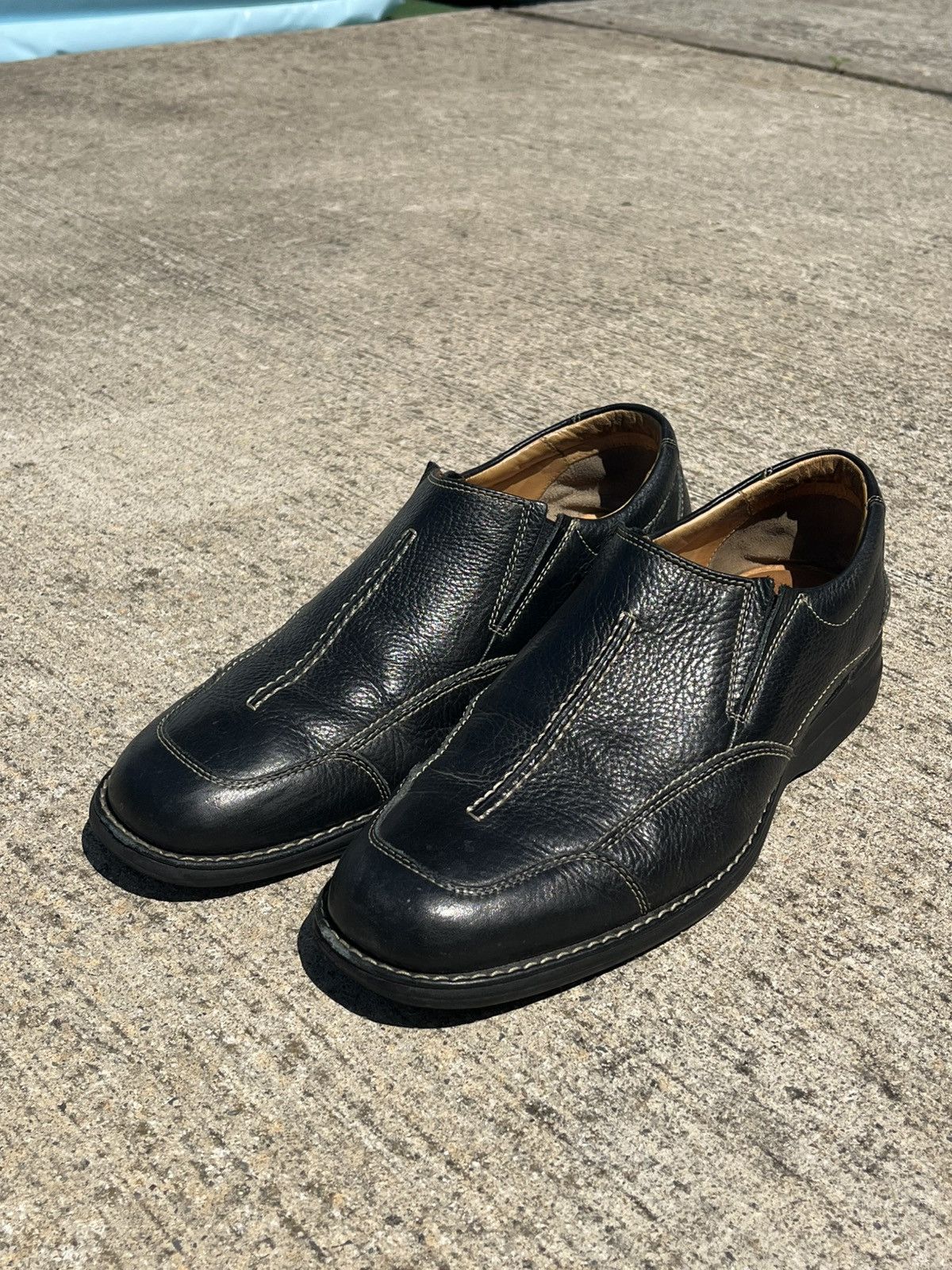 Johnston & Murphy Johnston & Murphy Sheepskin Leather Loafers Size US 11 / EU 44 - 3 Thumbnail