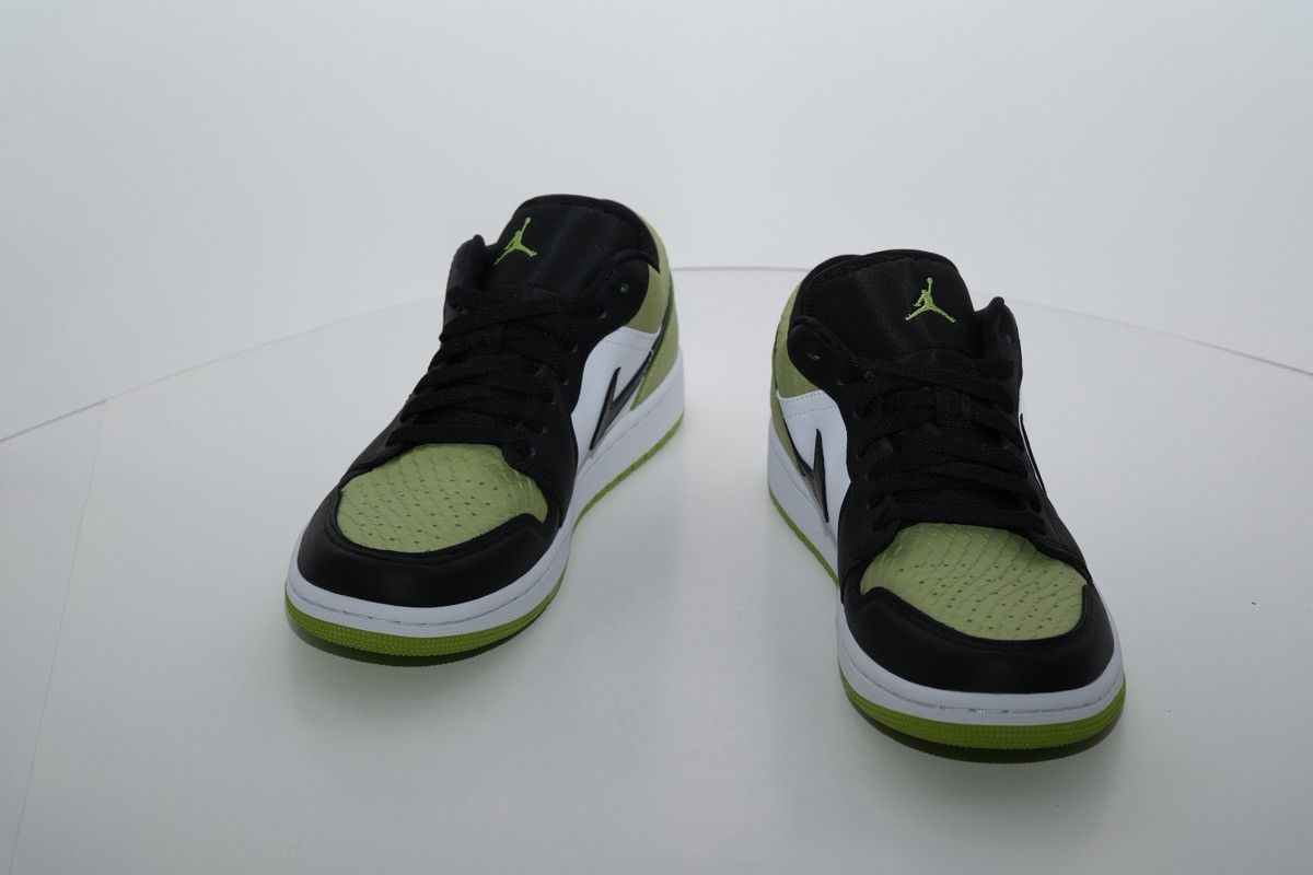 Jordan Brand Nike Air Jordan 1 Low Snakeskin Vivid Green DX4446-301 10.5W Size US 10.5 / IT 40.5 - 7 Thumbnail