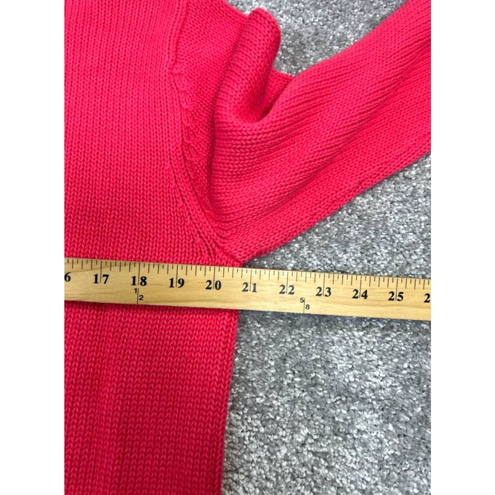 Vintage Chico's Jacket Womens XL Pink Knit Full Zip New Size XL / US 12-14 / IT 48-50 - 6 Thumbnail