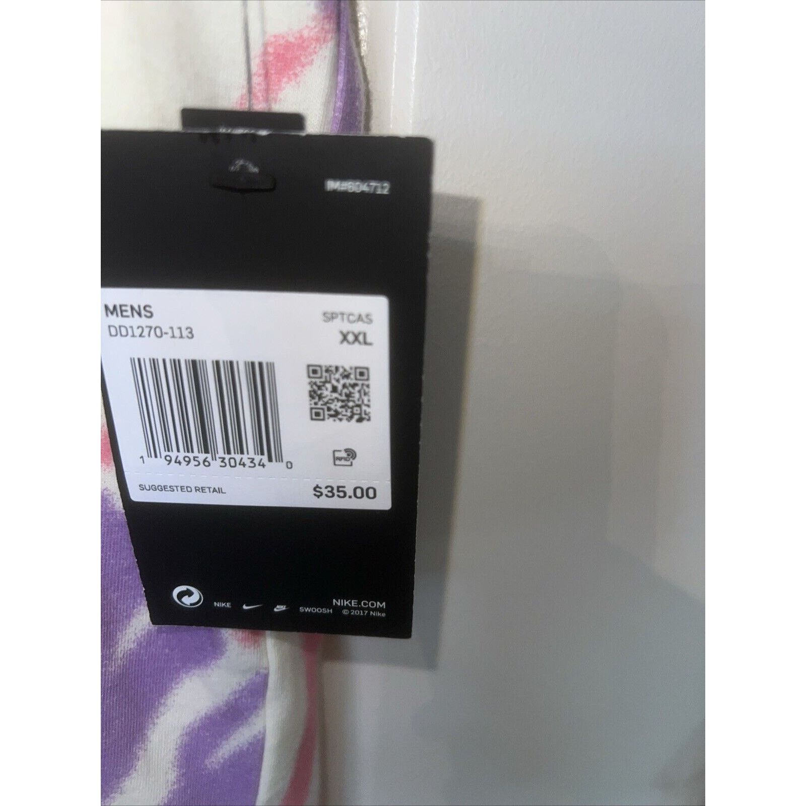 Nike Nike T-Shirt Tie Dye Graphic Tee Pink Purple Size XXL 2XL Size US XXL / EU 58 / 5 - 3 Thumbnail