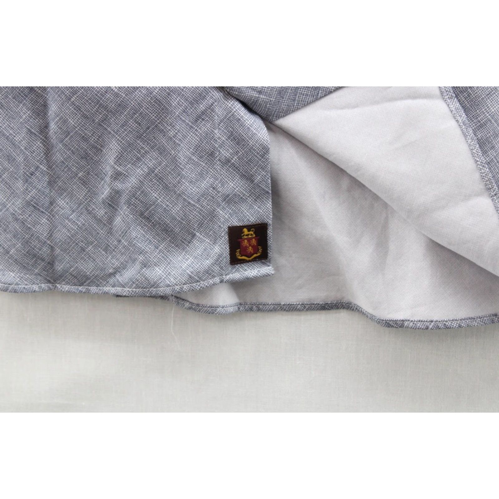 Robert Talbott Robert Talbott Tailored shirt Blue XL Mens Subtle Basket Weave Print Preppy Dress Shirt Size US XL / EU 56 / 4 - 5 Thumbnail