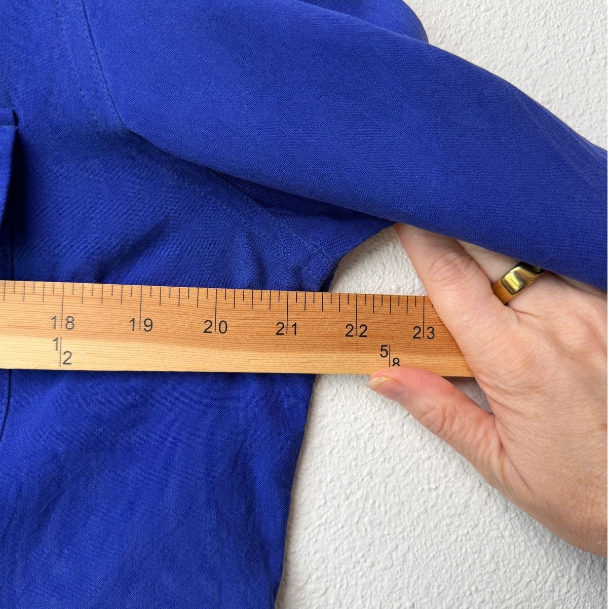 Other New Nexx York 100% Silk Periwinkle Button Front Blouse L Size L / US 10 / IT 46 - 9 Thumbnail