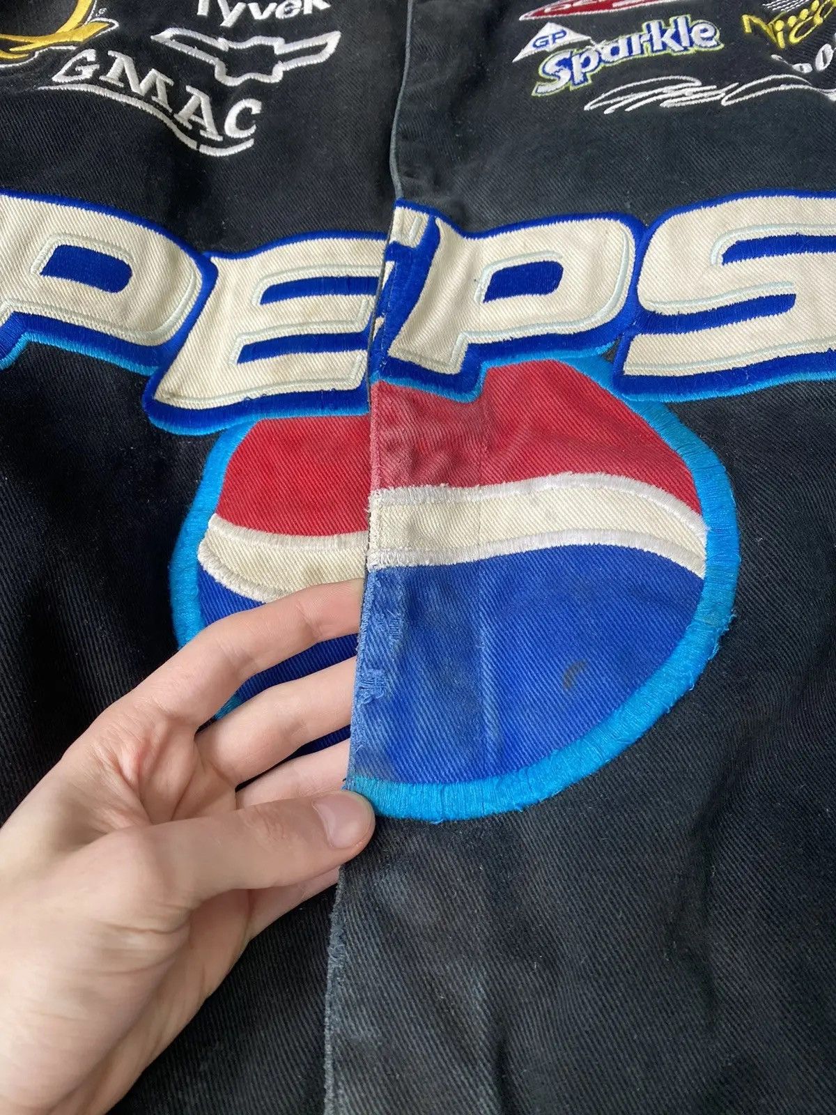 Vintage Vintage Chase Authentics Jeff Gordon 24 Pepsi Racing Jacket Size US L / EU 52-54 / 3 - 10 Thumbnail
