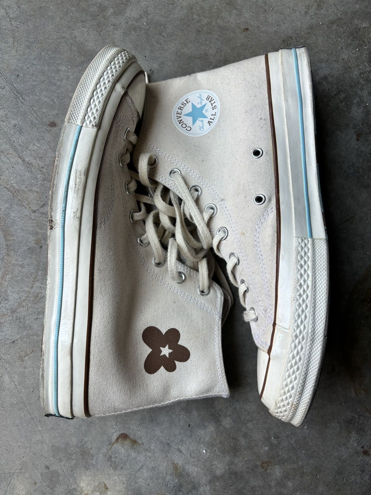 Converse x golf le fleur chuck 70 high parchment hotsell