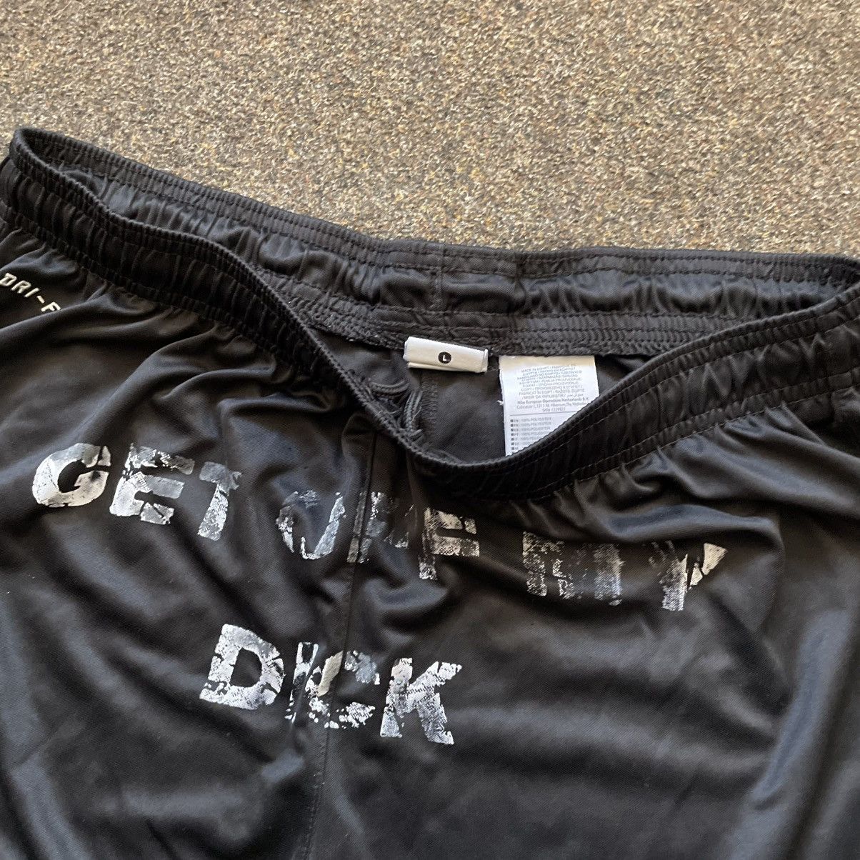 Vintage Y2K Nike Baggy Nylon Shorts Black Vintage Streetwear Goth 34 Size US 34 / EU 50 - 4 Thumbnail