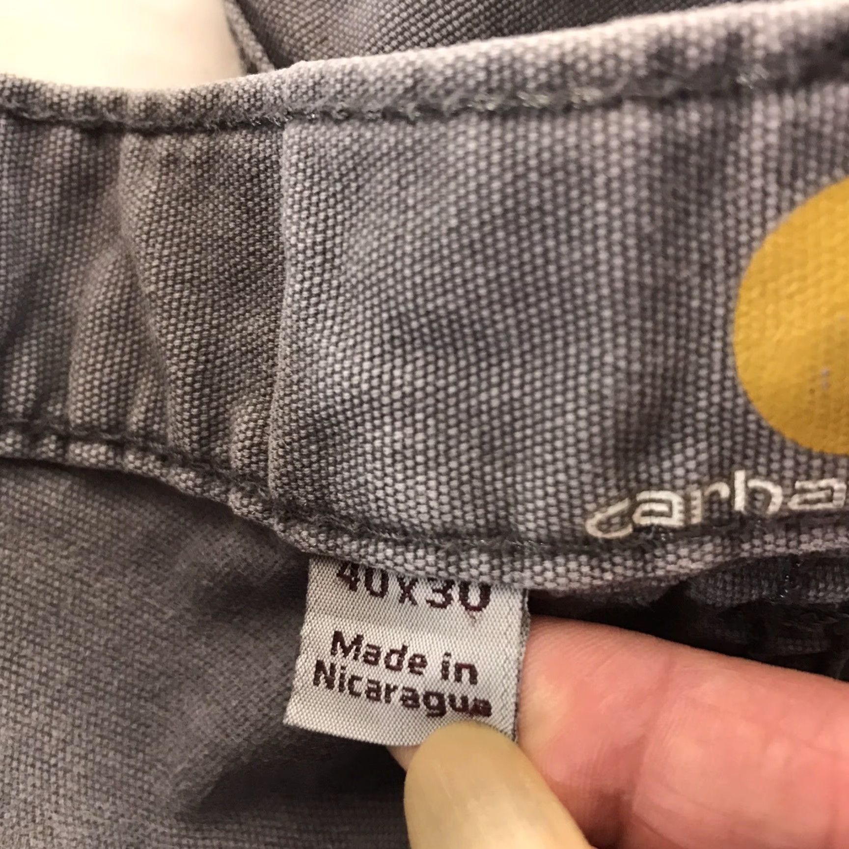 Carhartt VINTAGE Carhartt Canvas Pants Men's Size 40x30 Relaxed Fit Straight Leg Workwear Casual Size US 40 / EU 56 - 6 Thumbnail
