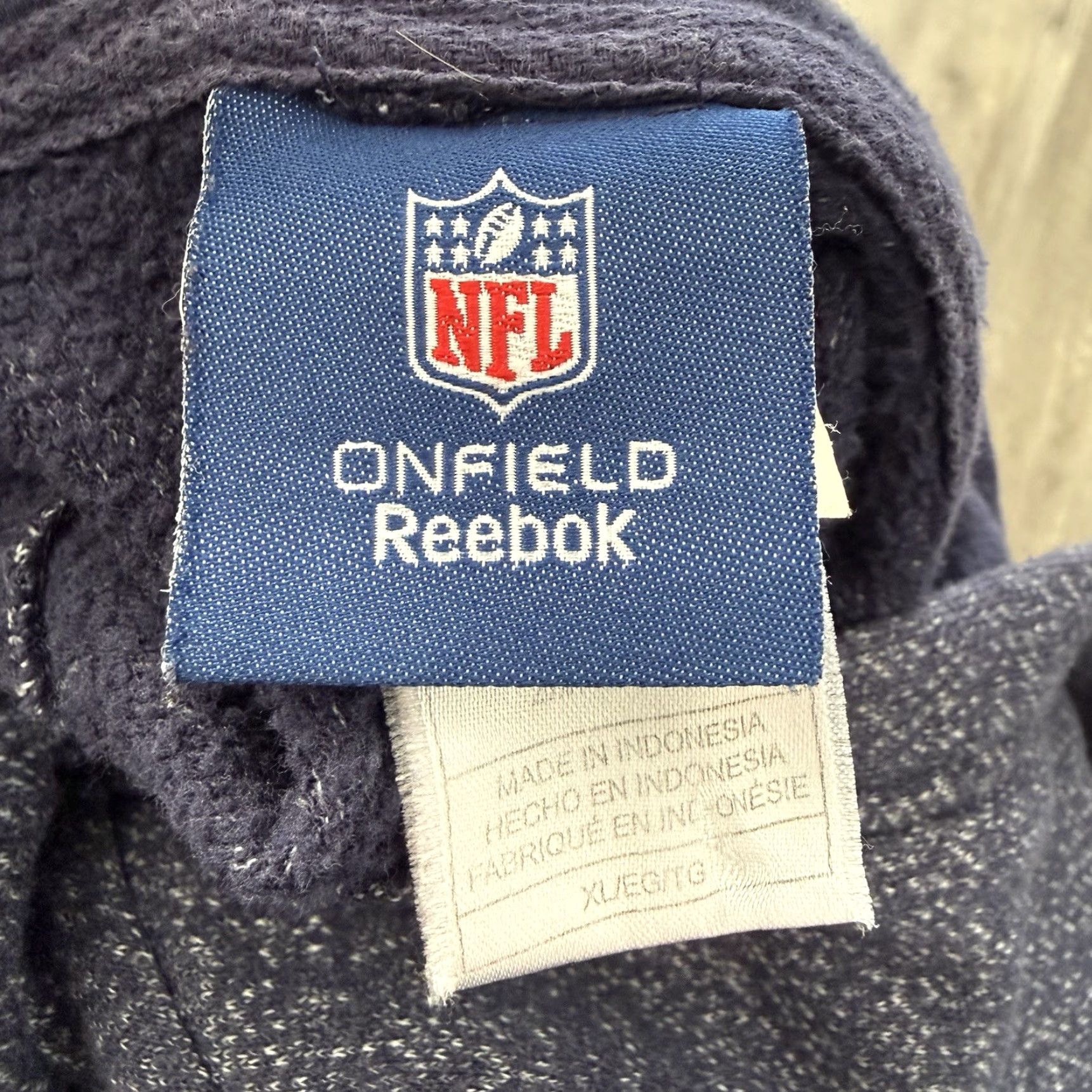 Reebok Reebok OnField Patriots Hoodie Men XL Navy Full Zip NFL Licensed Logo Shirt Size US XL / EU 56 / 4 - 2 Thumbnail