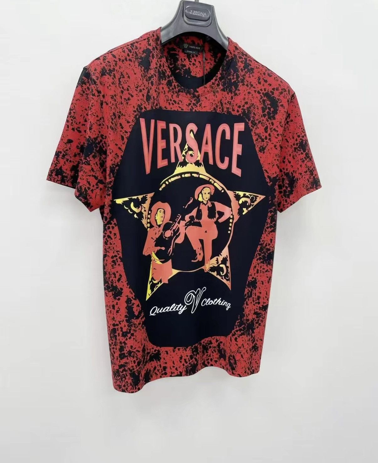 Versace VERSACE 100% Cotton Mainline Short Sleeve T-shirt J30 Size US M / EU 48-50 / 2 - 2 Thumbnail