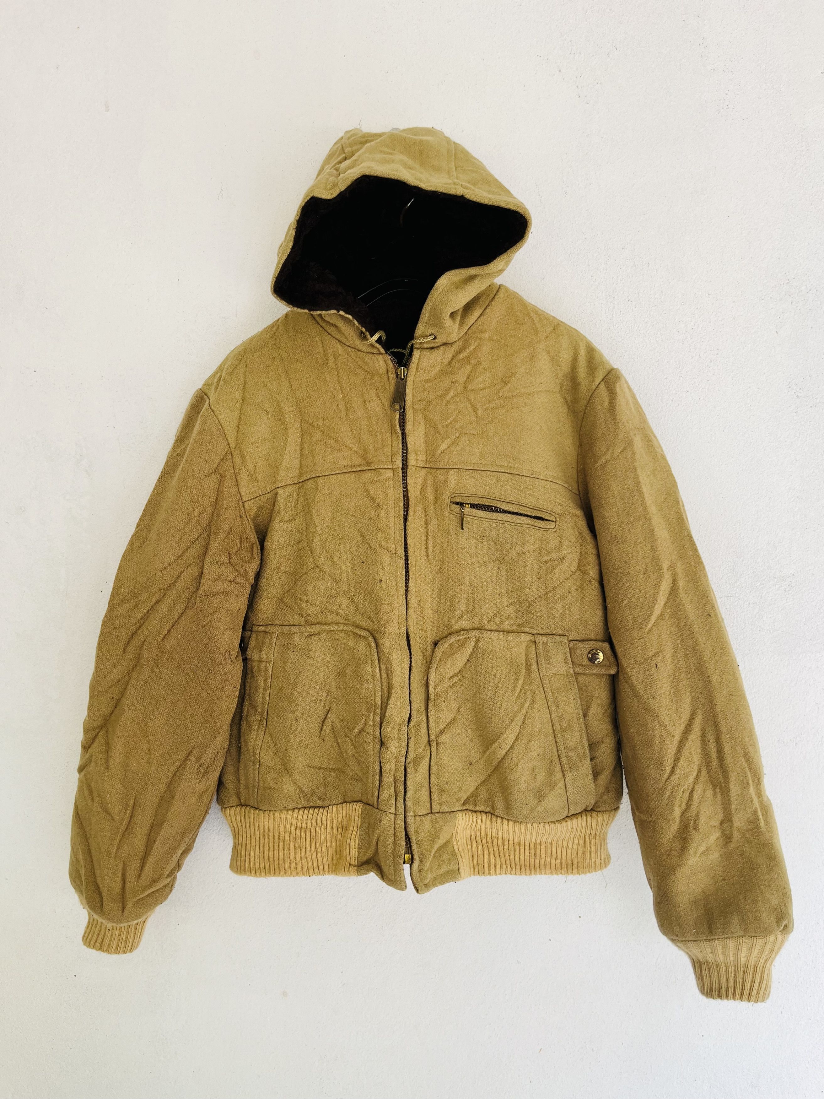 Vintage Vintage 50s 60s Wool Jacket Streetwear Fashion Style Size US M / EU 48-50 / 2 - 1 Thumbnail