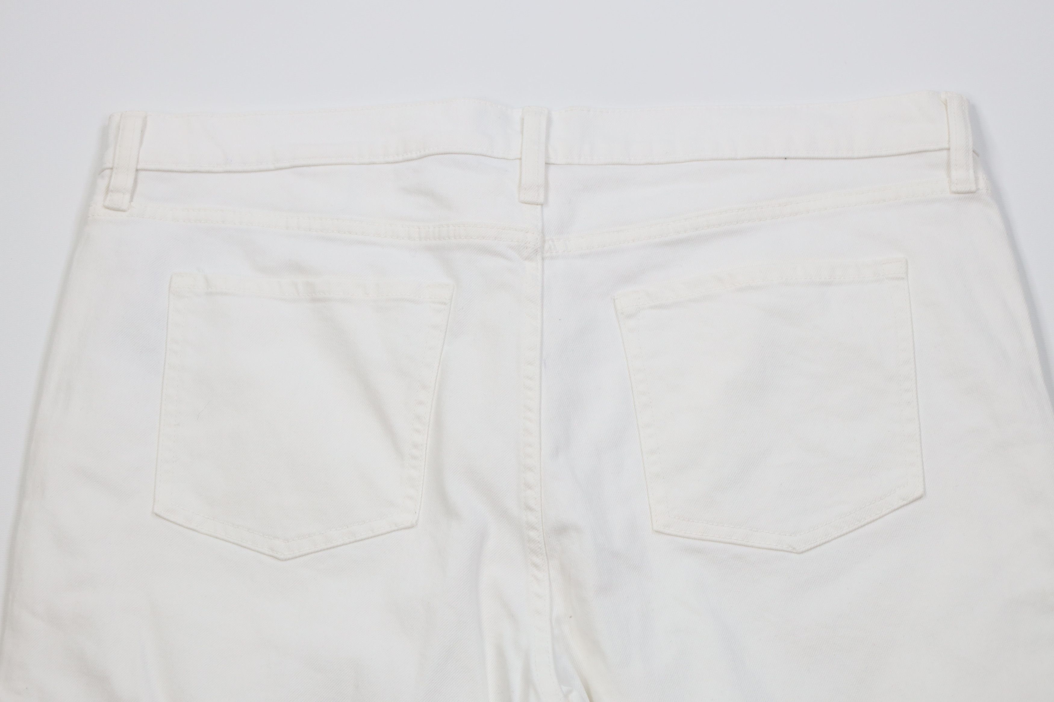 Banana Republic Banana Republic Relaxed Baggy Denim Jeans White Stretch Size 38" / US 16 / IT 52 - 10 Thumbnail