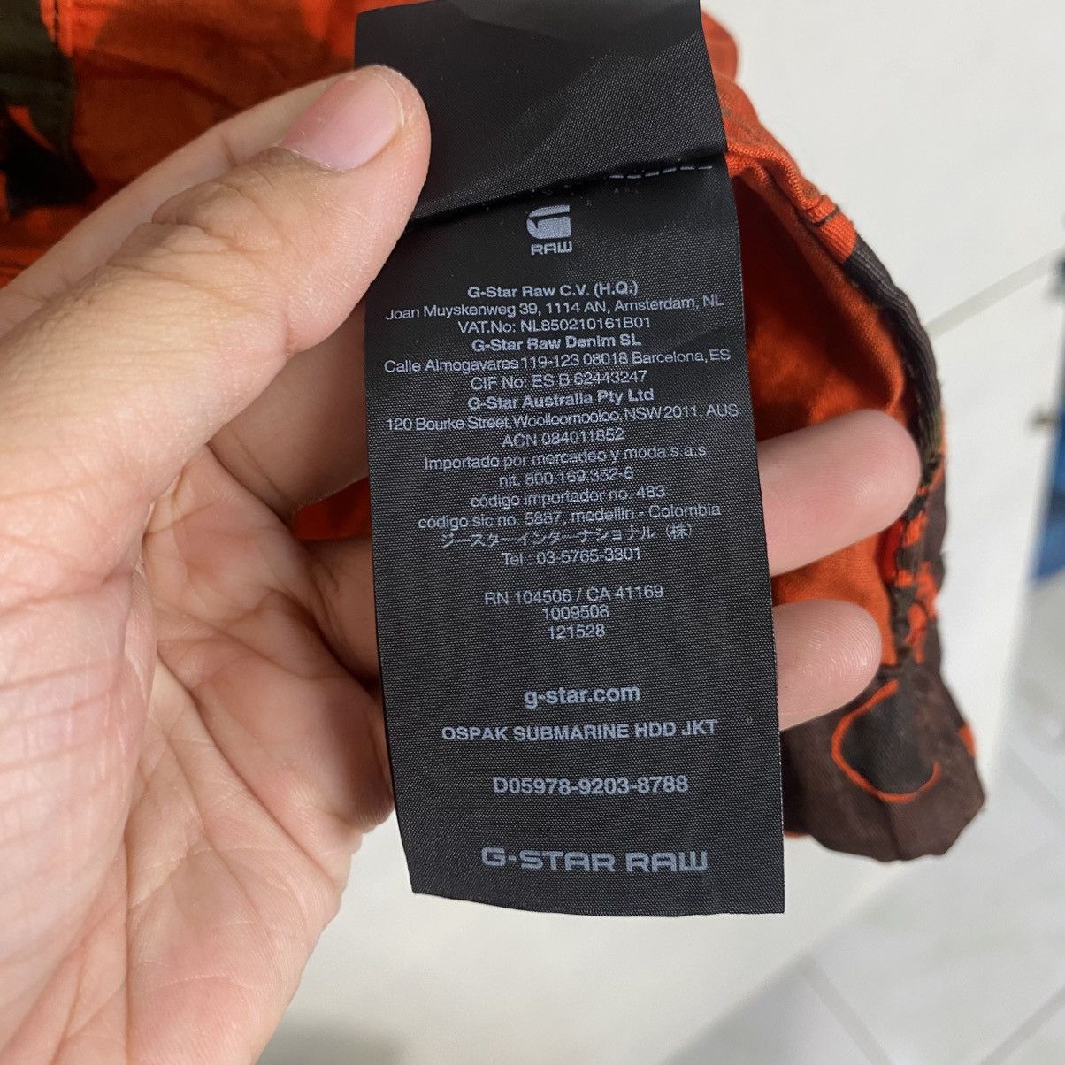 G-Star × Japanese Brand G-star raw M65 orange camoe jacket Size US XS / EU 42 / 0 - 17 Thumbnail
