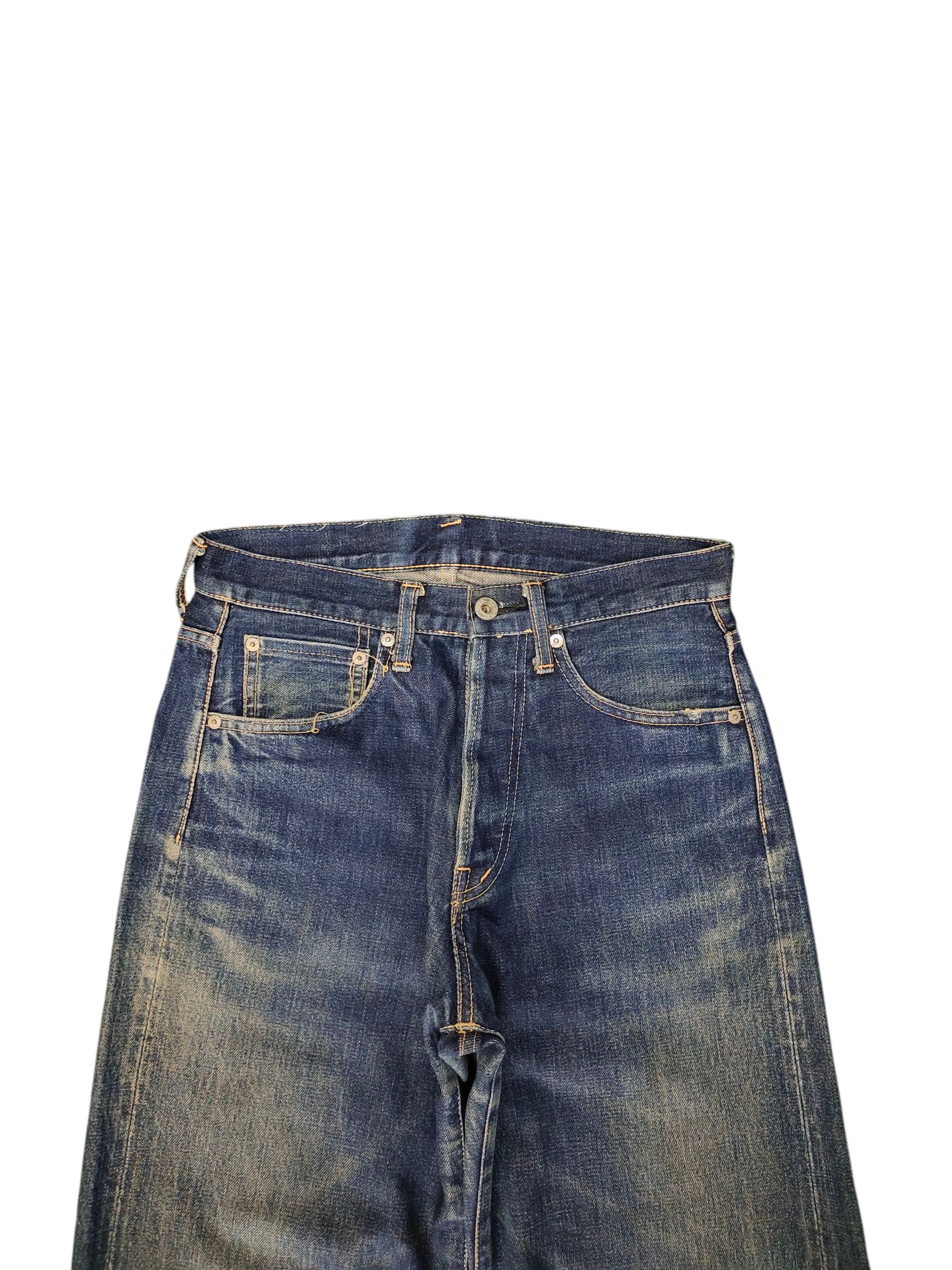 Nigel Cabourn Vintage 90s Nigel Cabourn Selvedge Clawmark Distress Jeans Size US 30 / EU 46 - 2 Thumbnail