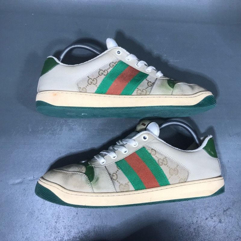Gucci Gucci Screener Vintage Low-Top Fashion Sneakers - Size US 9 / EU 42 - 7 Thumbnail
