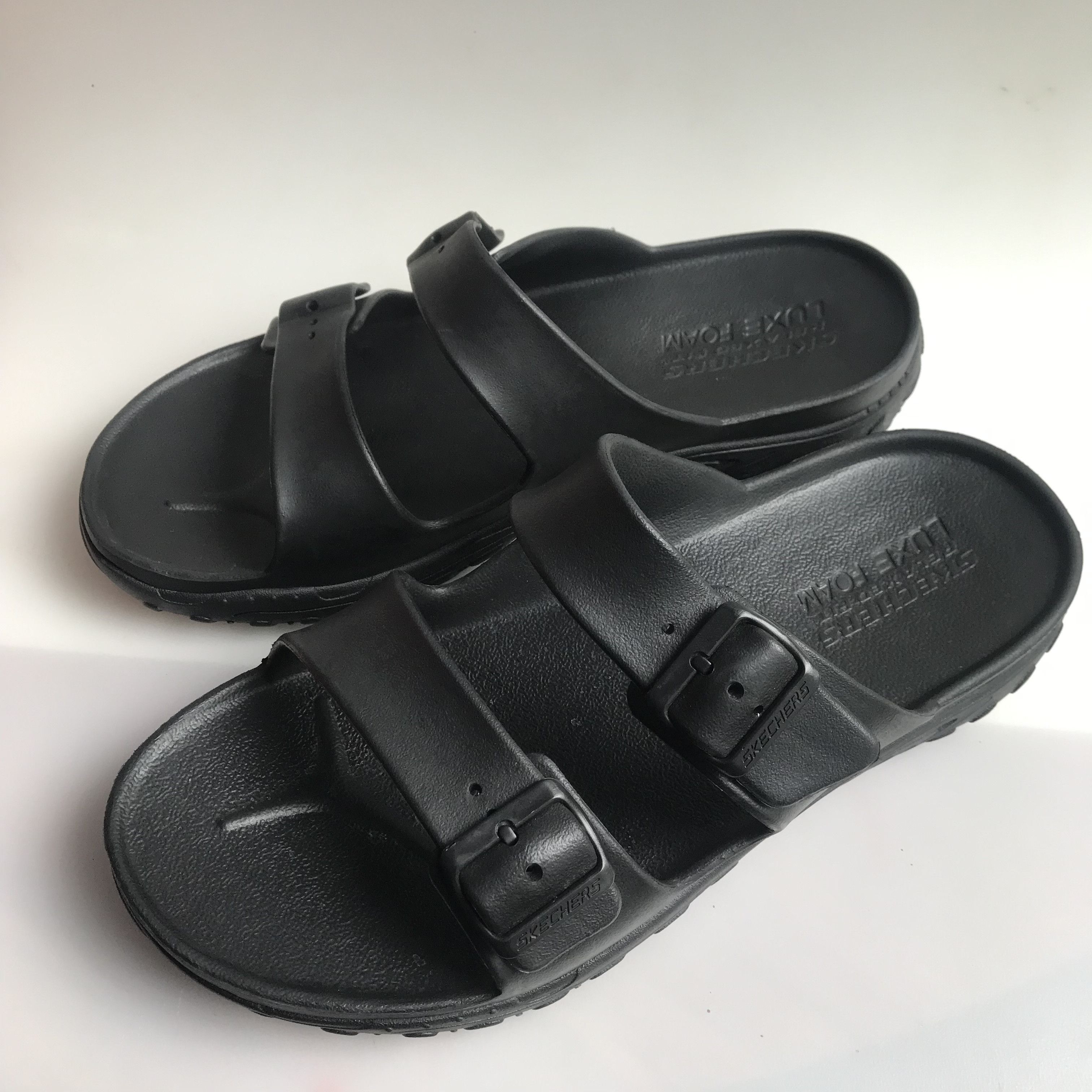 SKECHERS × Sports Specialties Skechers Men's Foamies Reggae Waller Two Band Slide Sandals Size US 12.5 / EU 45-46 - 3 Thumbnail