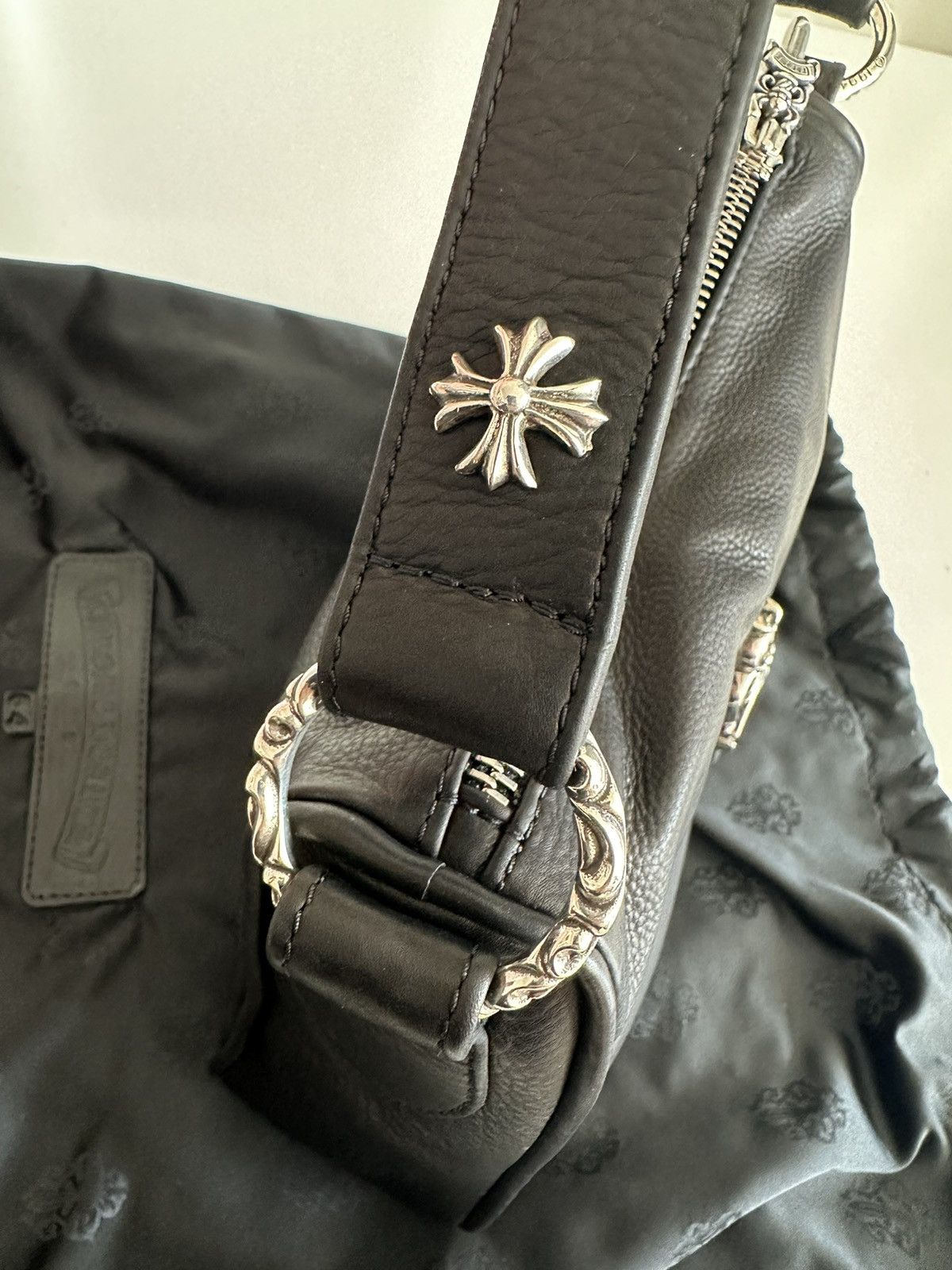 Chrome Hearts Chrome Hearts Black Leather Chicken Nugget Bag (Small) Size ONE SIZE - 5 Thumbnail