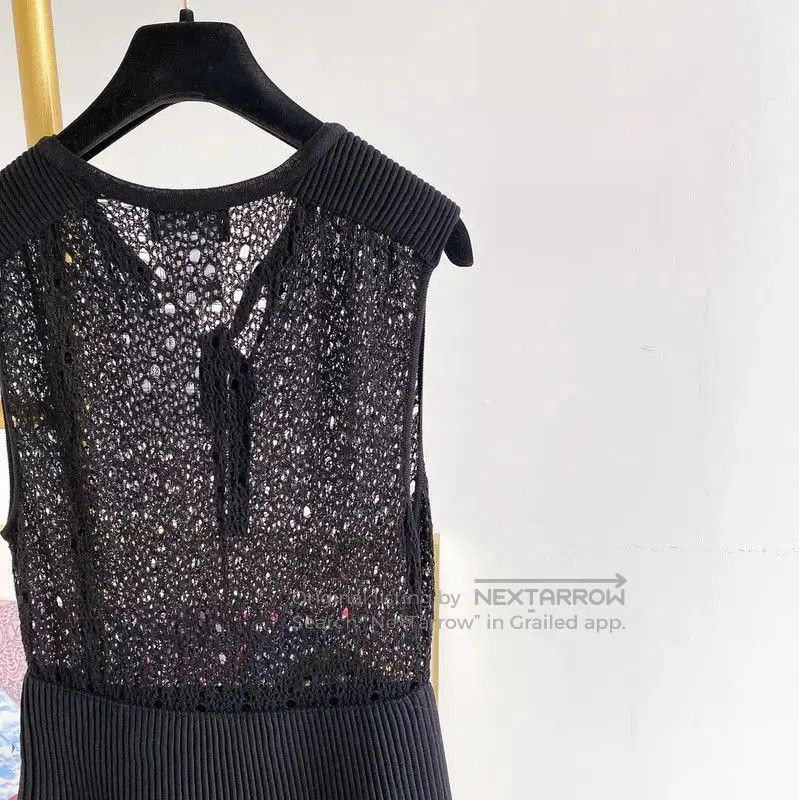 Chanel Chanel Summer Black Cotton Midi Dress . Size M / US 6-8 / IT 42-44 - 5 Thumbnail