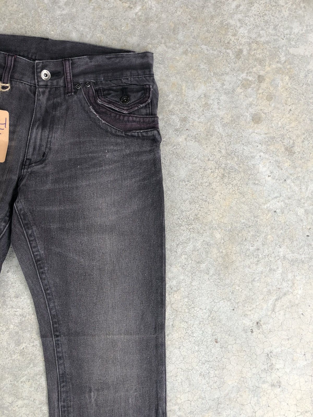 If Six Was Nine Flared Male Bootcut Jeans Distessed Denim Size US 31 - 5 Thumbnail