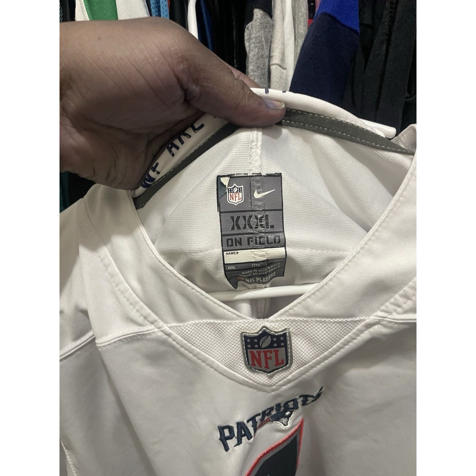 Nike Size 3XL- Stitch Nike Cam Newton New England Patriots Jersey Size US XXL / EU 58 / 5 - 3 Thumbnail