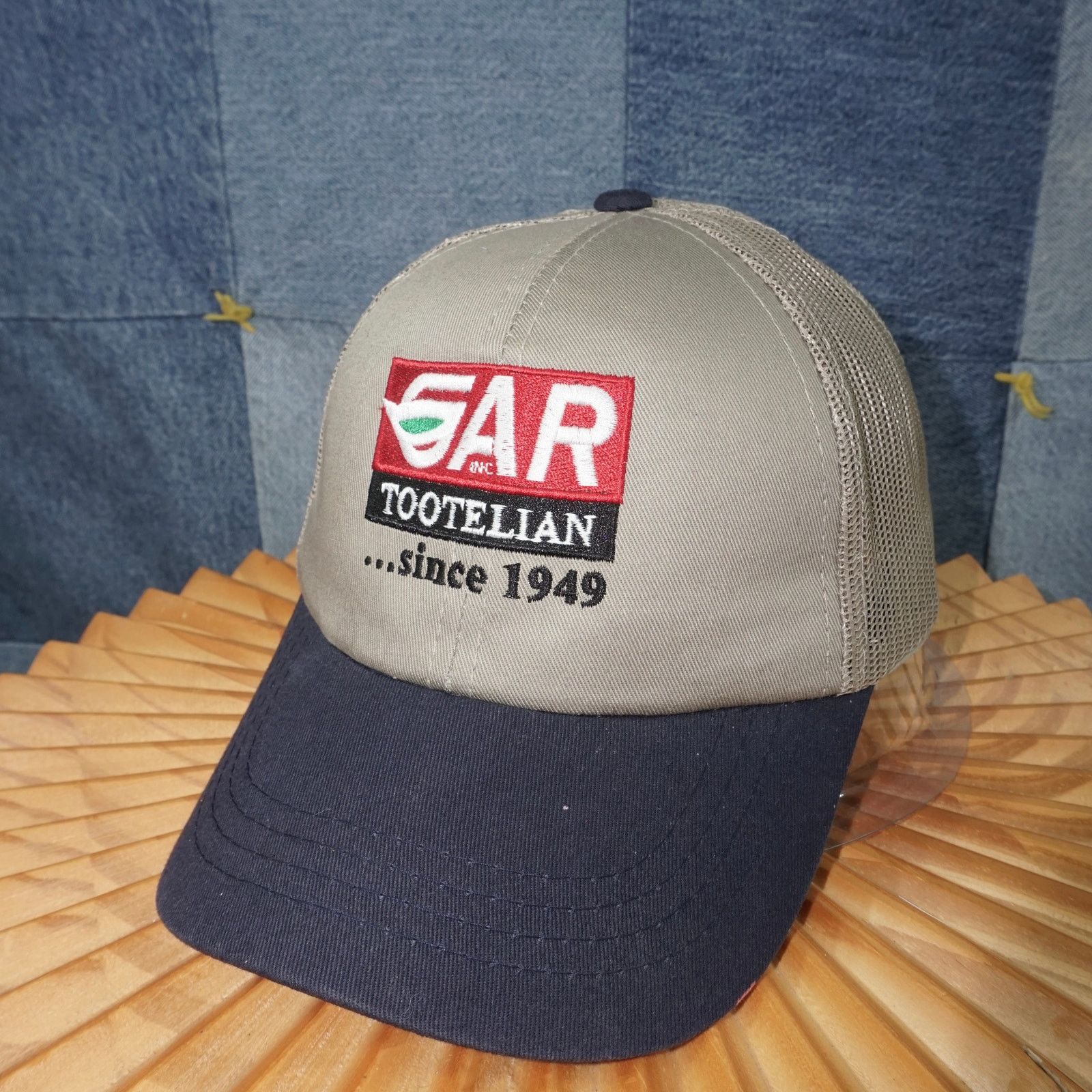 Vintage OSFA - Vintage Y2K AR tootelian since 1949 khaki 2 tone hat Size ONE SIZE - 2 Thumbnail