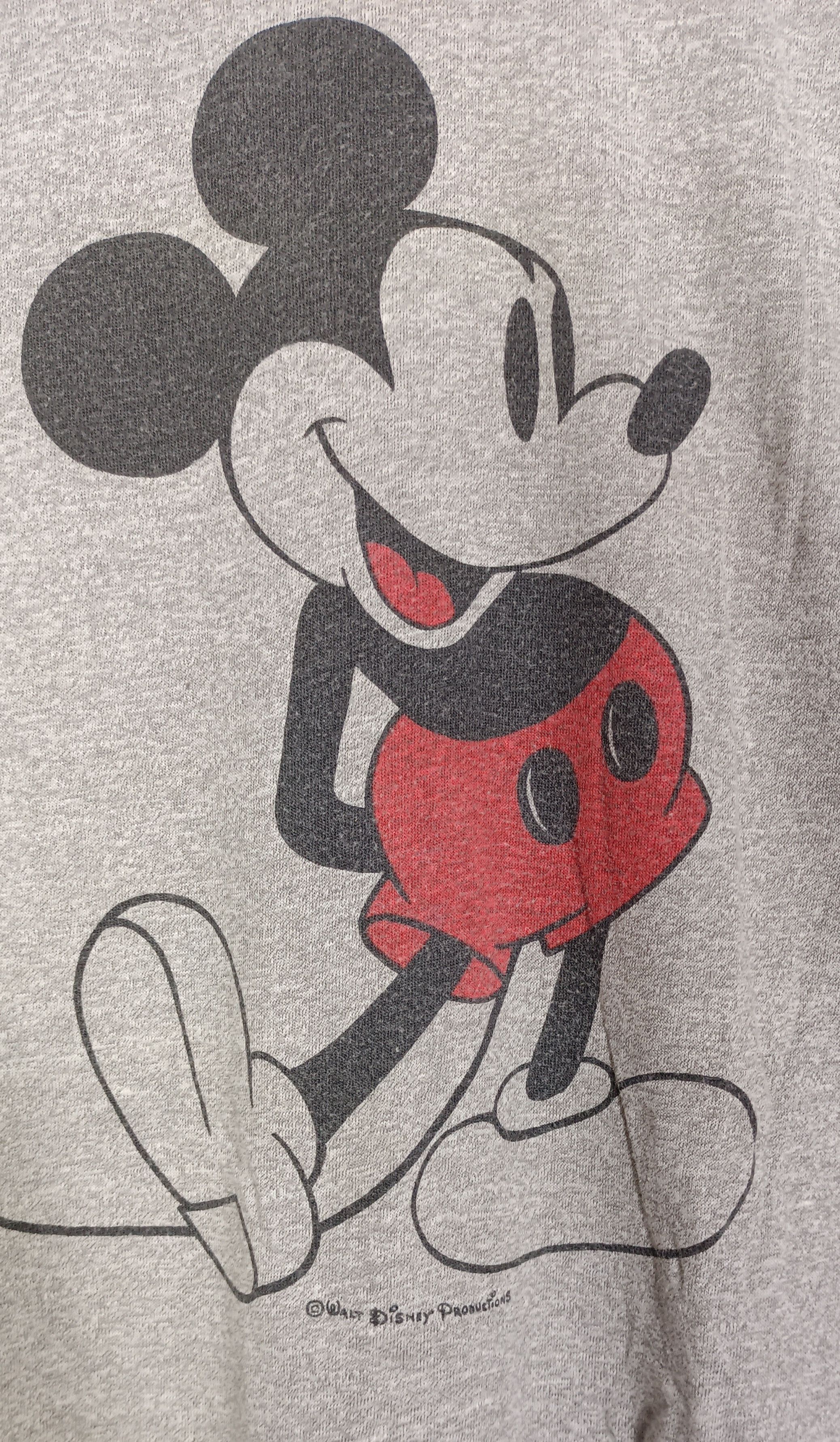 Mickey Mouse Vintage 80s🔥 Mickey Mouse Tropix Togs Ringer Size US M / EU 48-50 / 2 - 4 Thumbnail