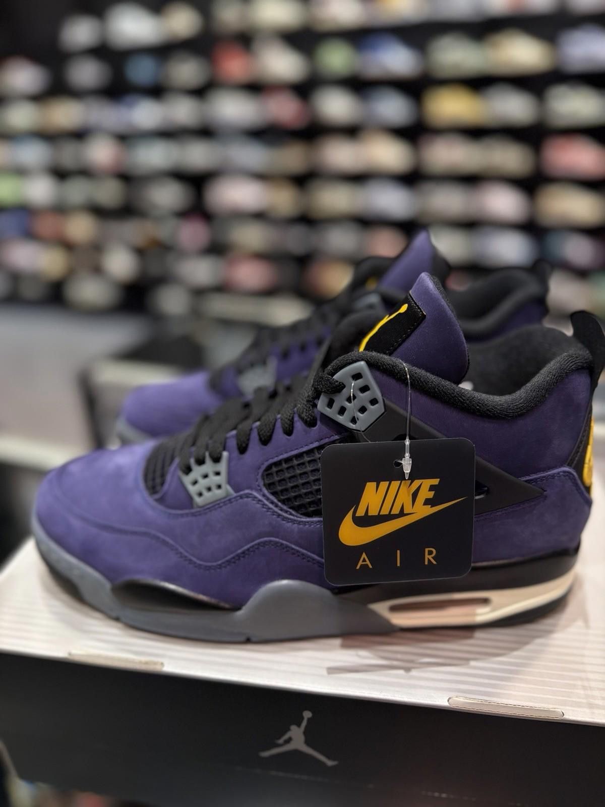 Jordan Brand Air Jordan 4 Retro Lakers "Imperial Purple" FV5029-500 (7.5) Size US 7.5 / EU 40-41 - 5 Thumbnail