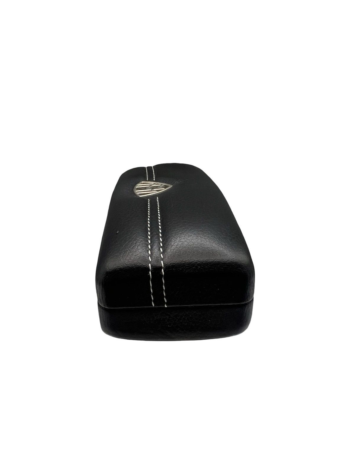 MAYBACH Eyewear Maybach Sunglasses Case – Black Leather w/ Silver Maybach Size ONE SIZE - 4 Thumbnail