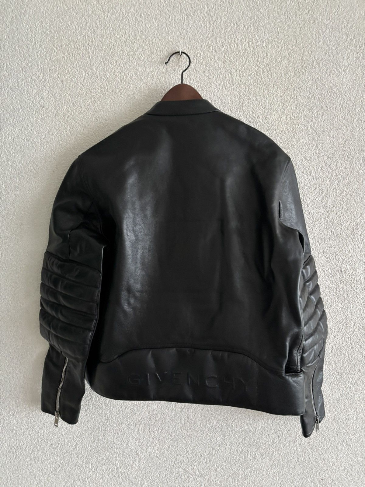Givenchy Givenchy biker calf leather jacket Size US M / EU 48-50 / 2 - 2 Thumbnail