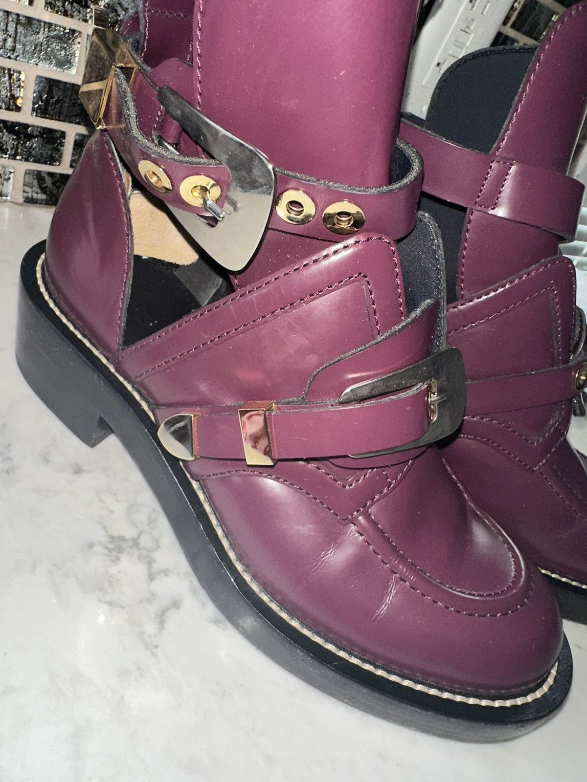 Balenciaga BALENCIAGA - CEINTURE ANKLE BOOTS Size 8 Size US 8 / IT 38 - 21 Thumbnail