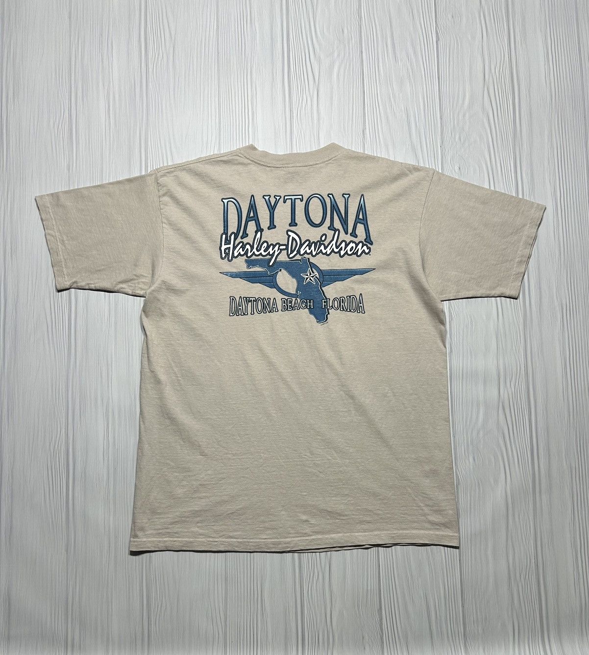 Harley Davidson RARE! Vintage 1997 Harley Davidson Daytona USA T-Shirt Size US XL / EU 56 / 4 - 1 Thumbnail