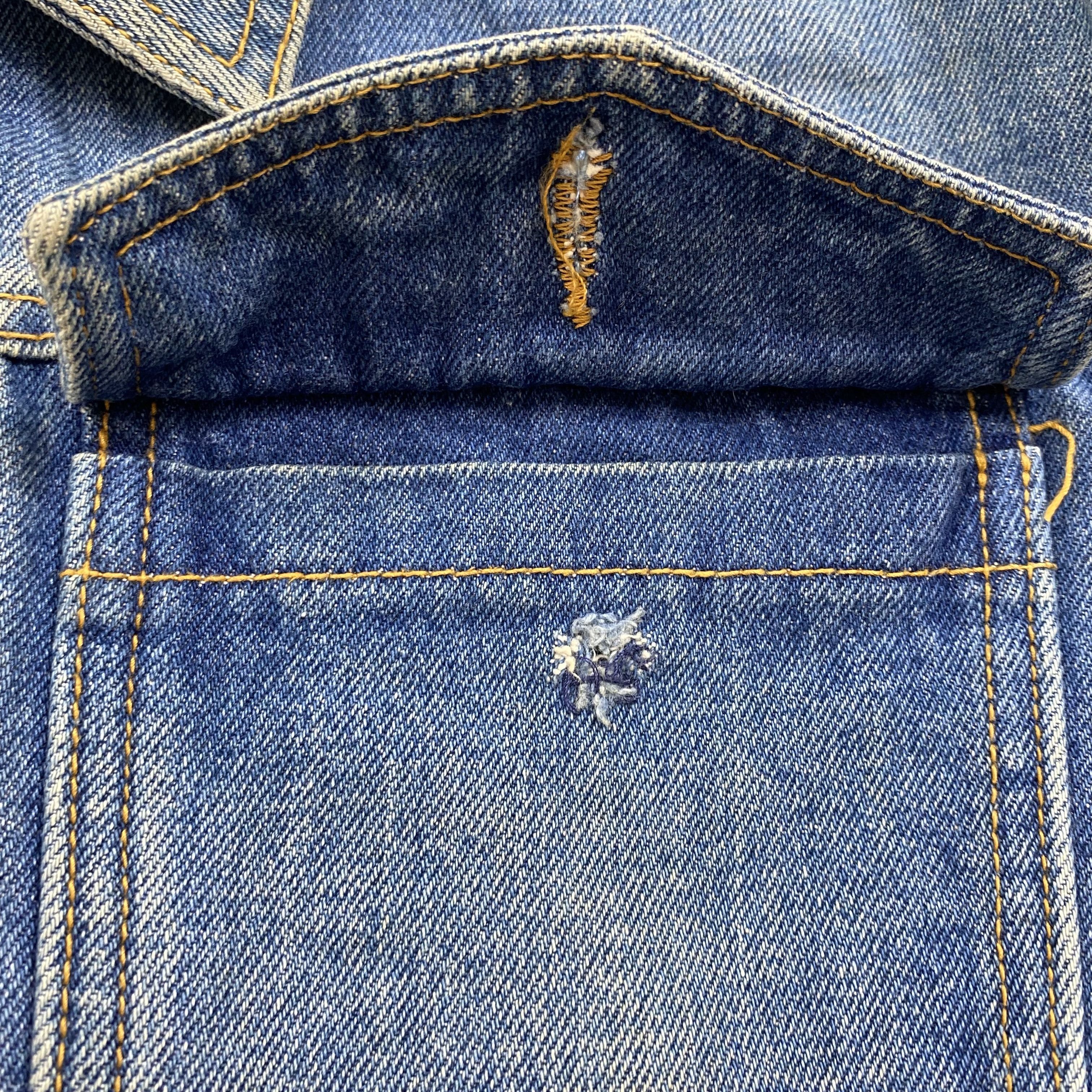 Japanese Brand Vintage 90s Anecdote Homme French's Pride Denim Trucker-J599 Size US L / EU 52-54 / 3 - 15 Thumbnail