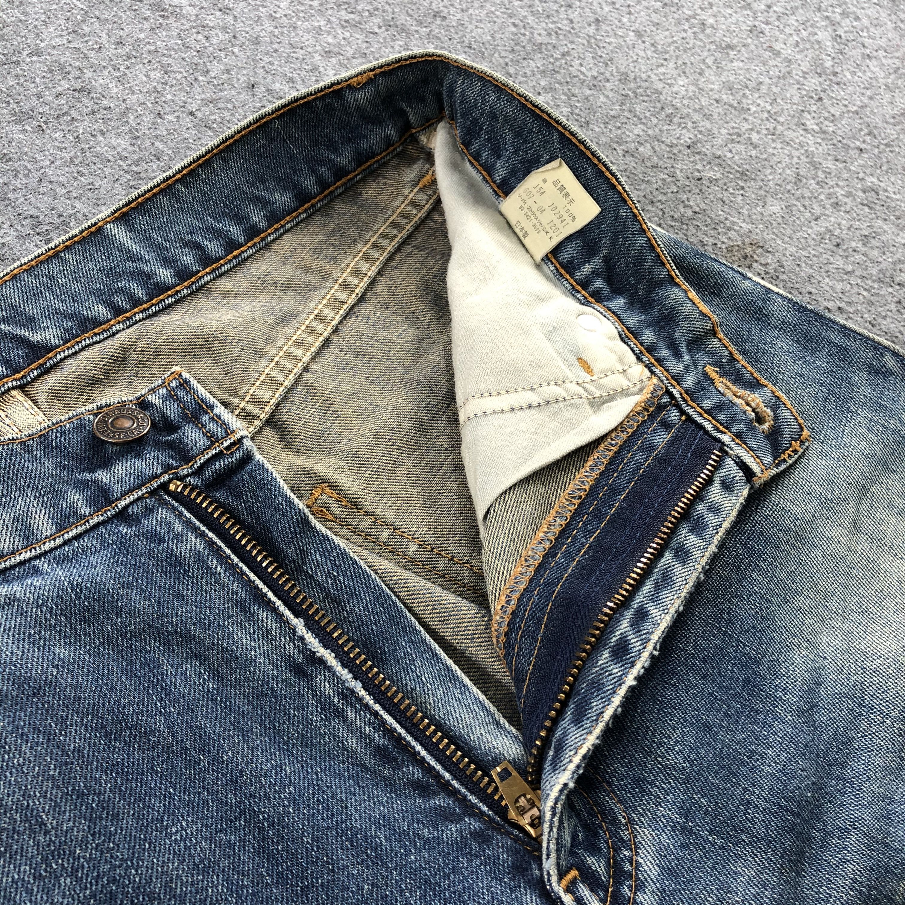 Levi's 90s Vintage Blue Wash Levis 607 Jeans-J1796 Size US 31 - 12 Thumbnail