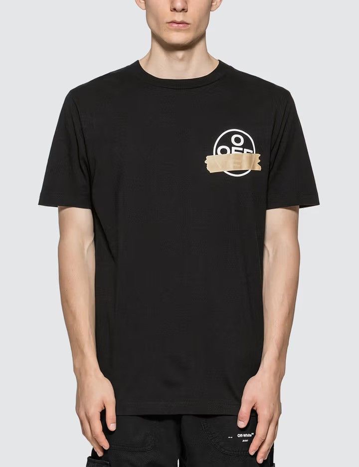Off-White Black Tape Arrows Logo T-Shirt Size XL / US 12-14 / IT 48-50 - 3 Thumbnail
