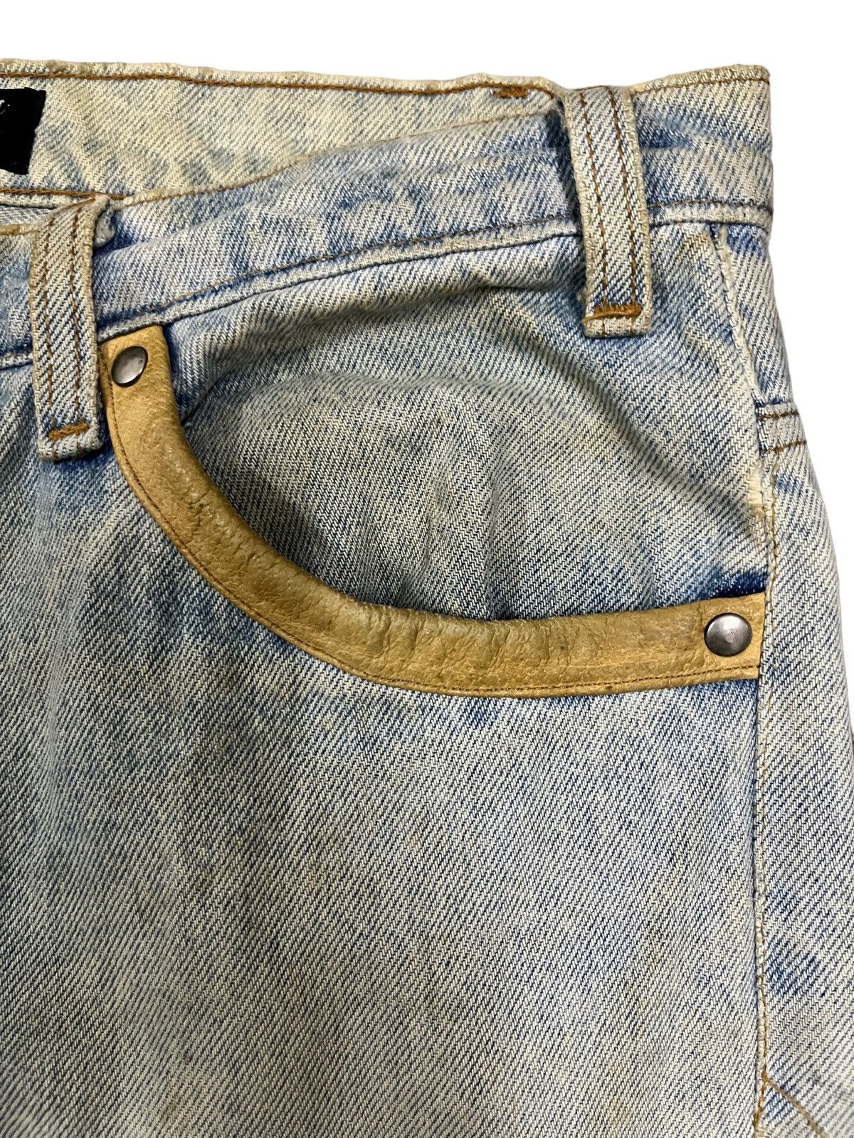 POST ARCHIVE FACTION (PAF) Vintage Levi’s Kalimera Bondage Punk Denim Size US 33 - 3 Thumbnail
