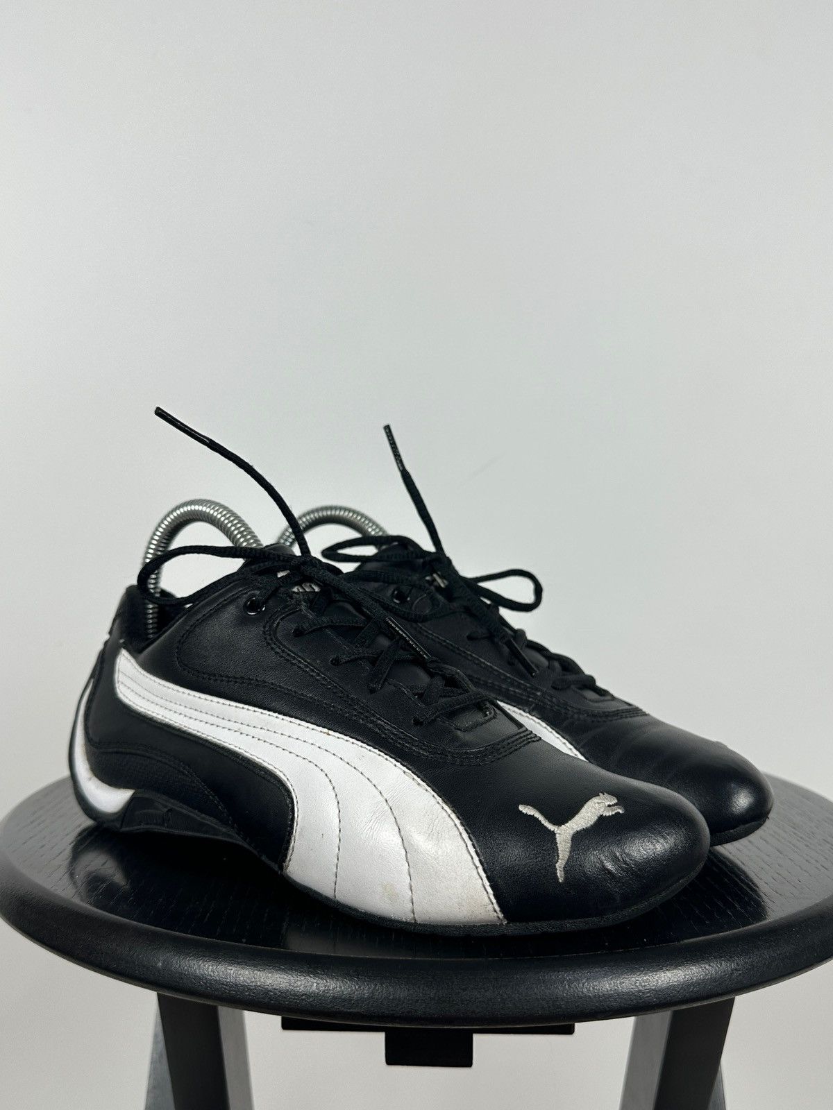 Puma Vintage Puma Speedcat Black/White Leather Y2K Sneakers Size US 5 / IT 35 - 10 Thumbnail